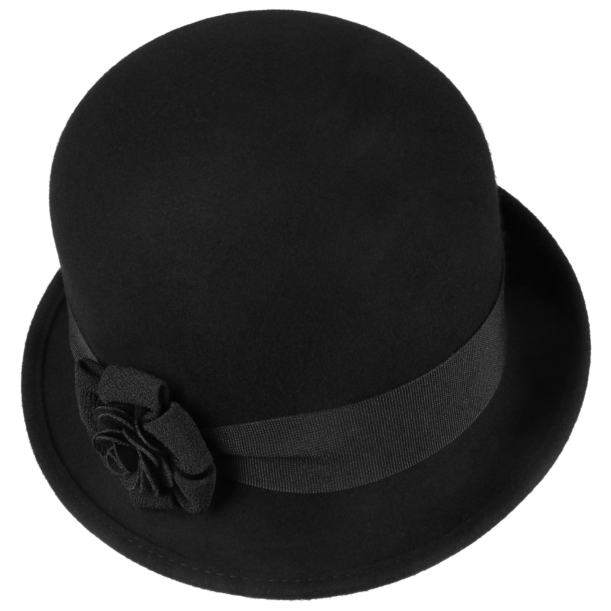 Collette Cloche Hat with Flower by 