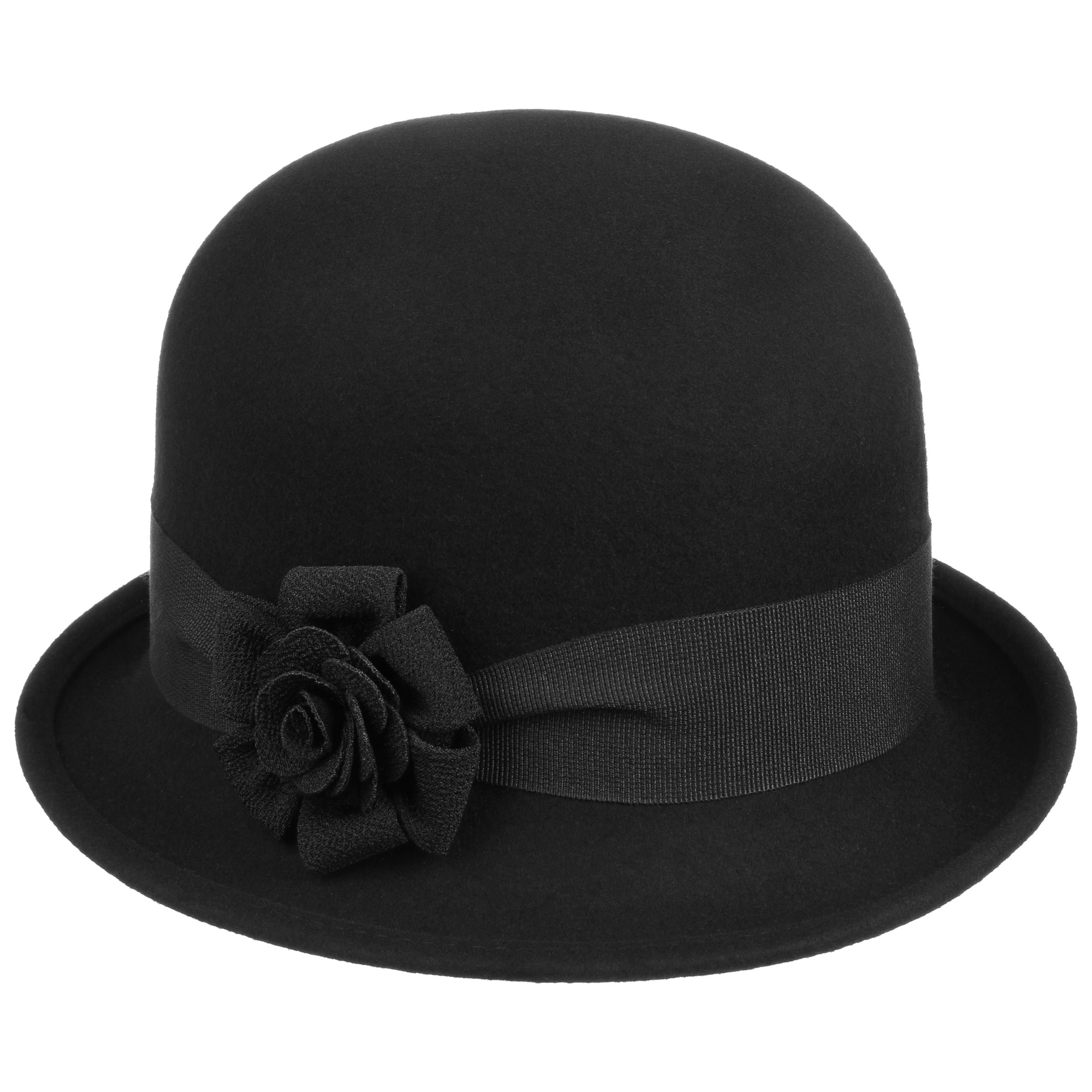 Collette Cloche Hat with Flower by 