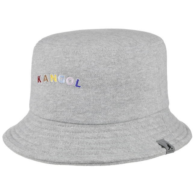 kangol color text bucket hat