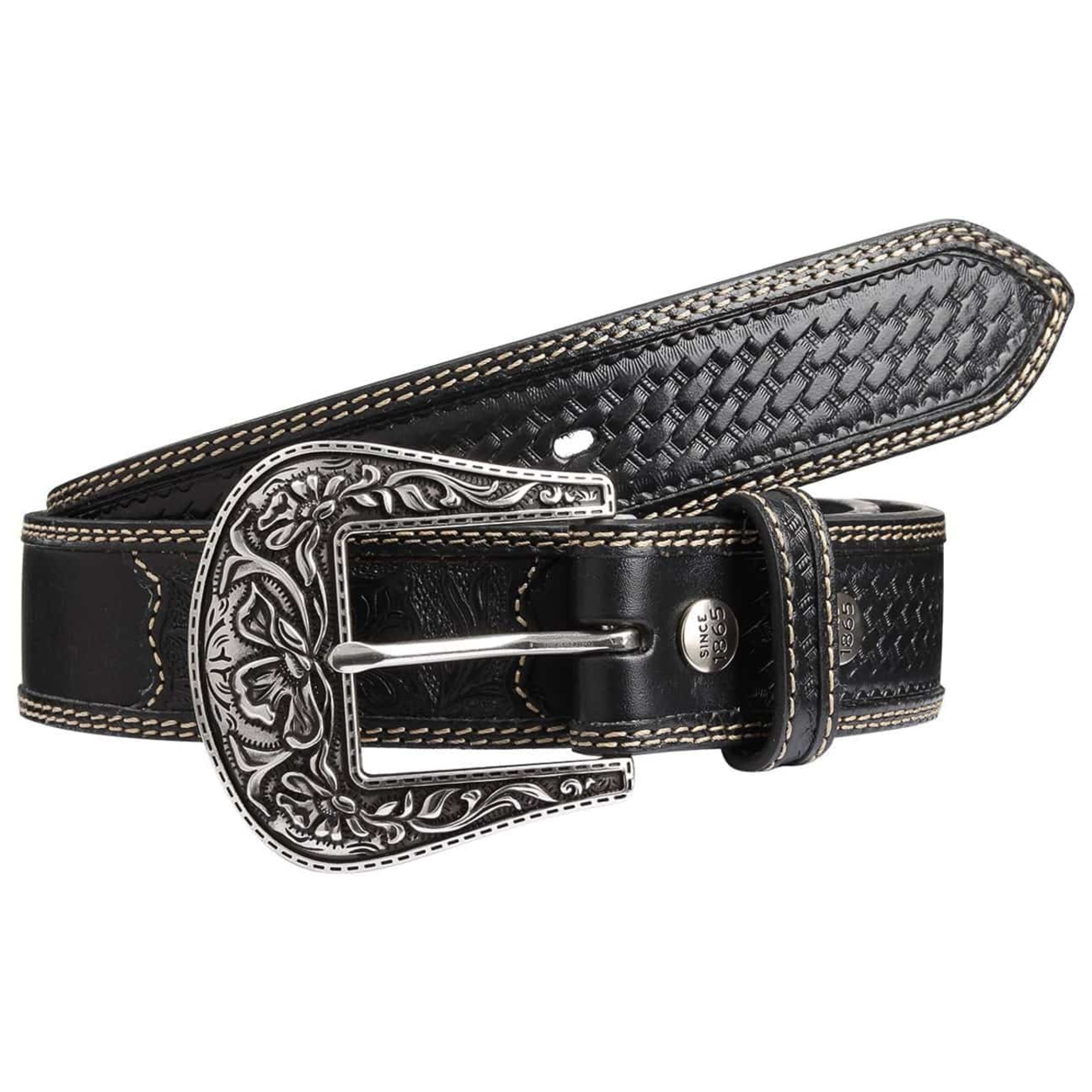 Columbia Leather Belt by Stetson - 69,00