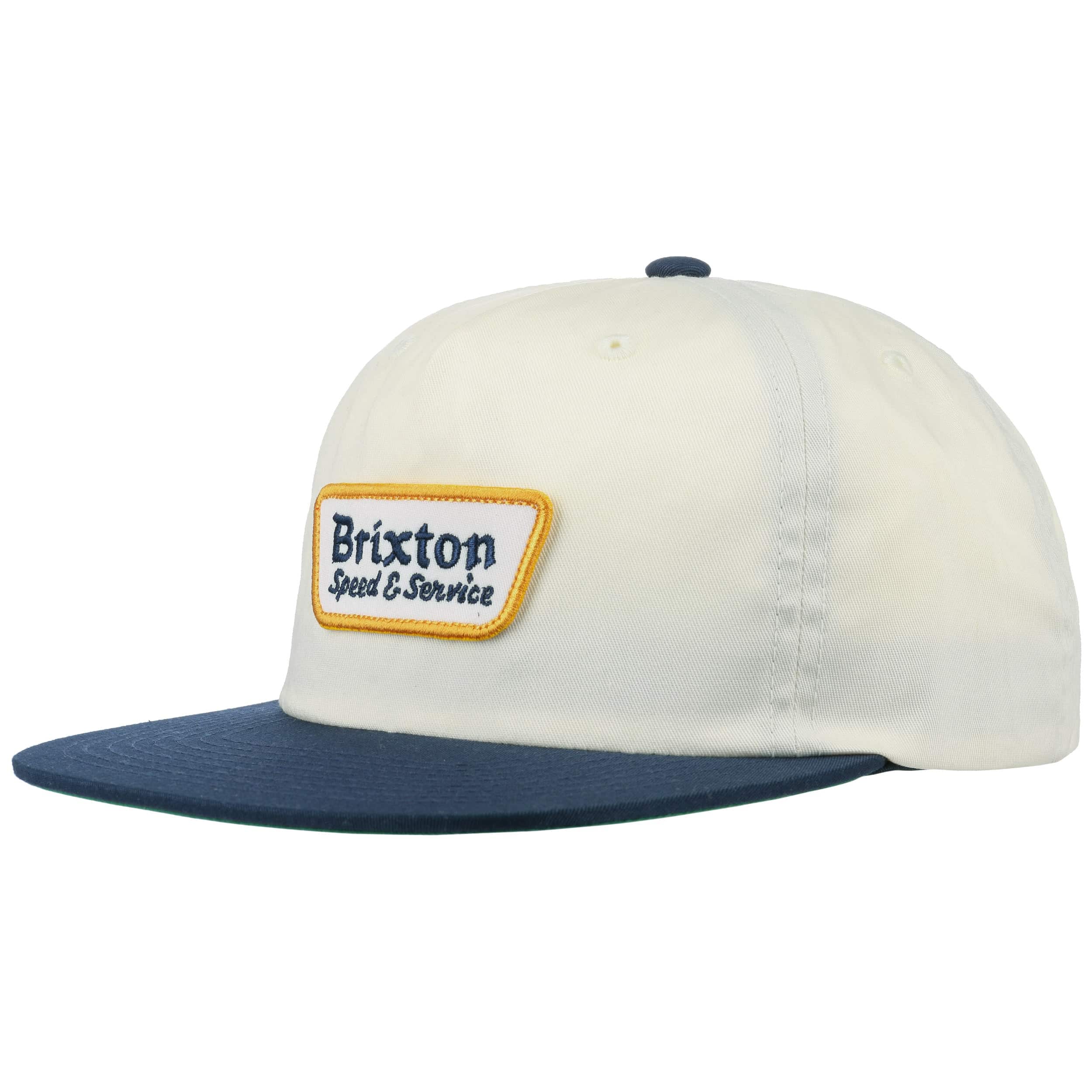 white brixton snapback