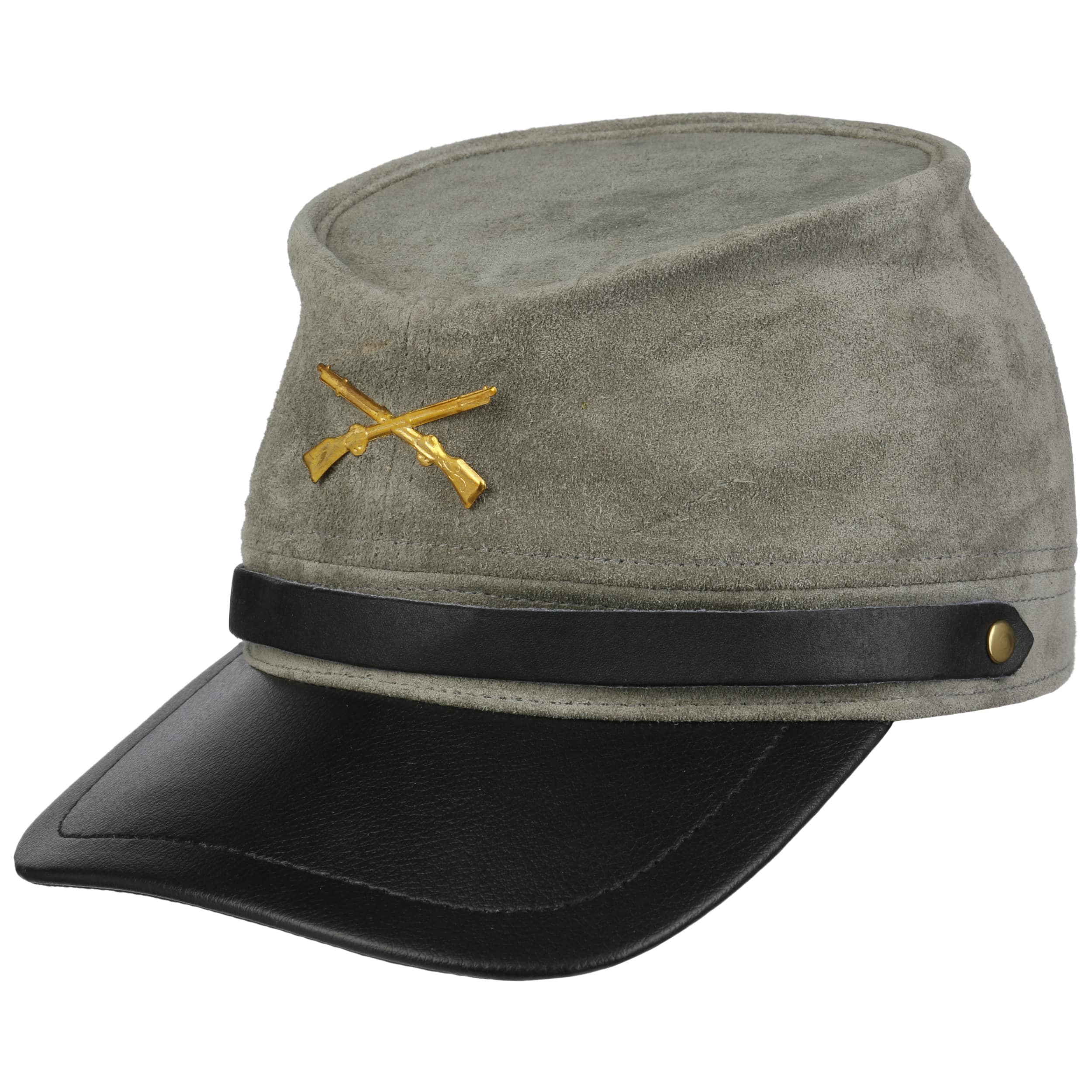 Confederate Leather Cap 53 95