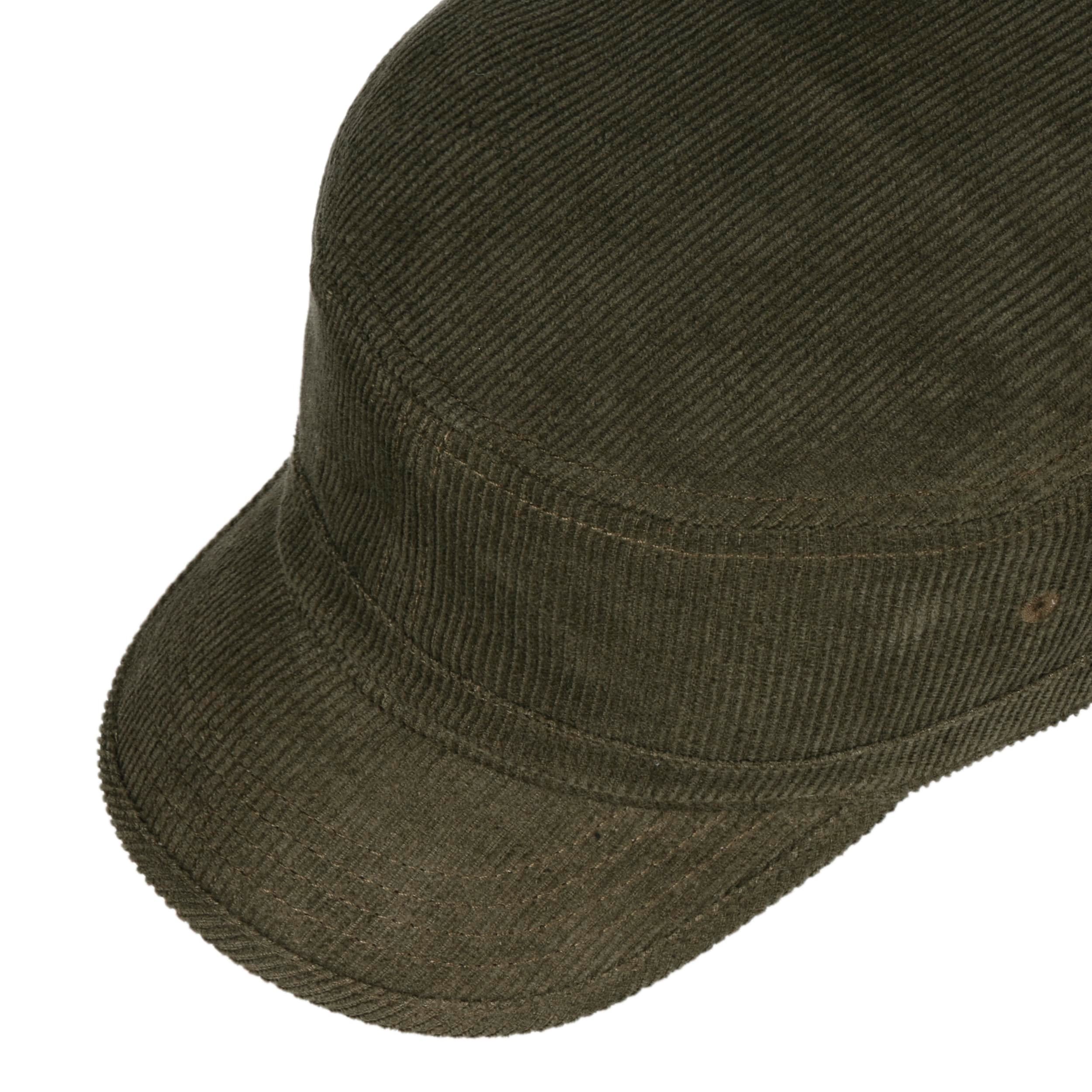 LIPODO Cappellino Army Unisex In Cotone A Coste, Berretto Militare Con Visiera, Autunno Inverno, Taglia Regolabile 56-61 Cm