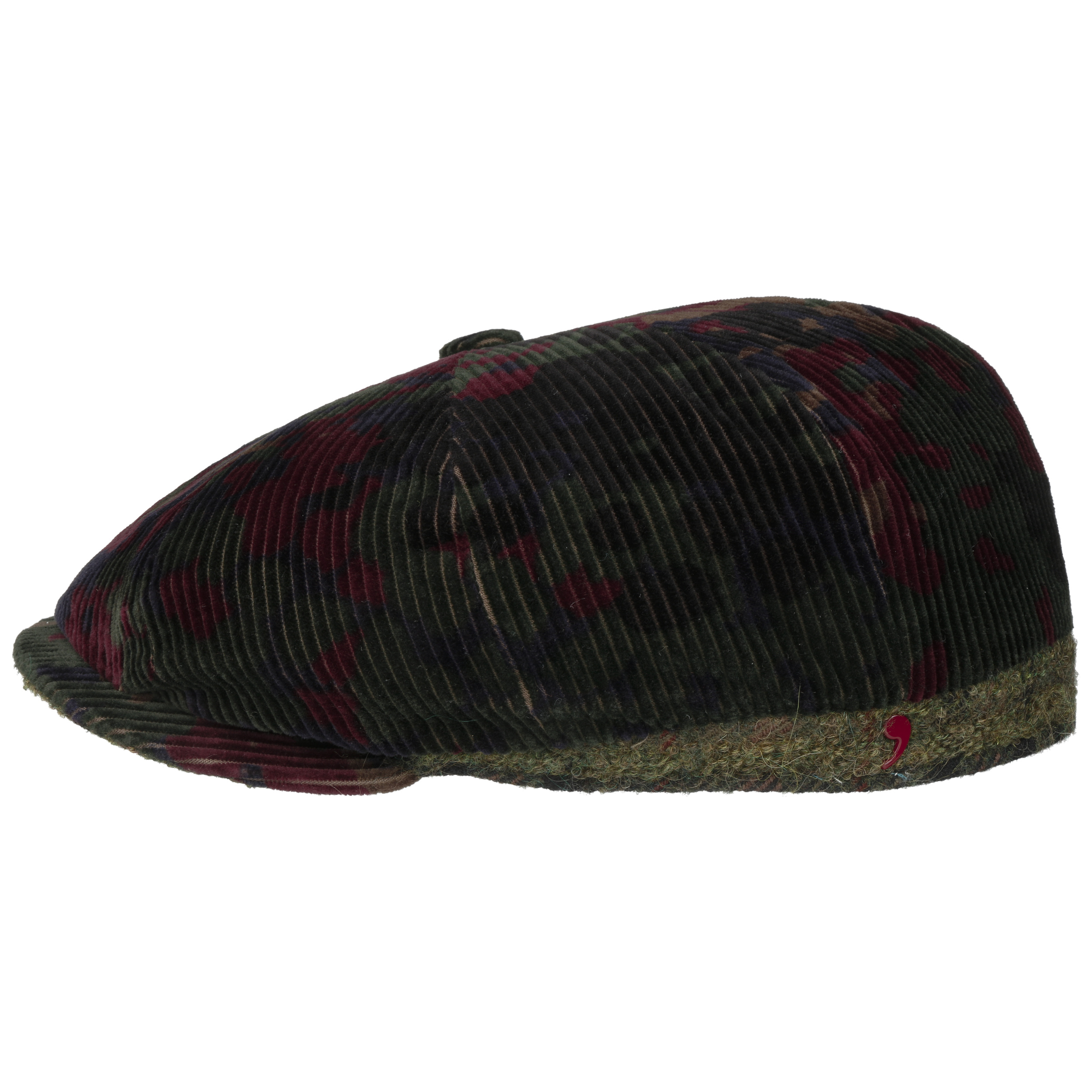 velvet flat cap