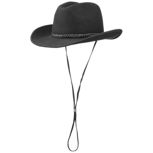 Cowboy Hat with Chin Strap by Lipodo 
