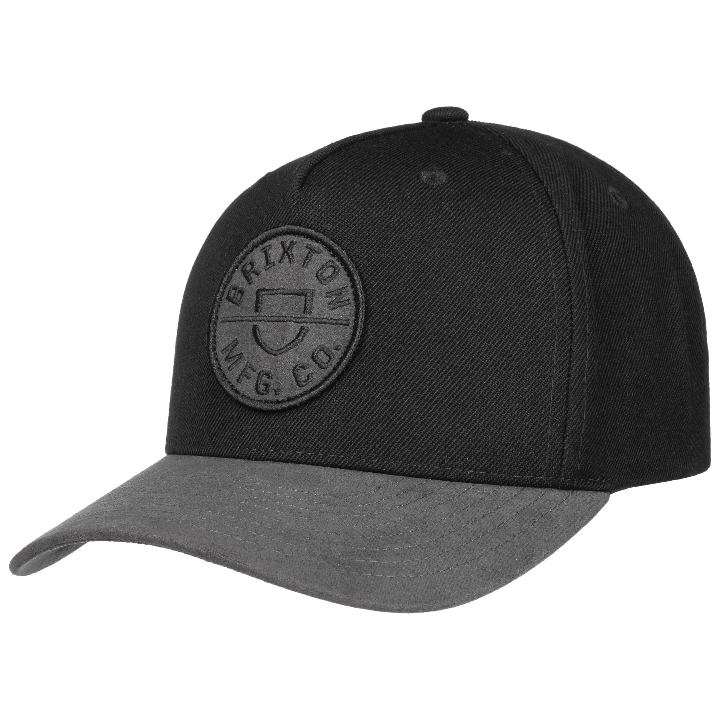 Brixton Men's Crest X Mp Snapback Black - シューズ