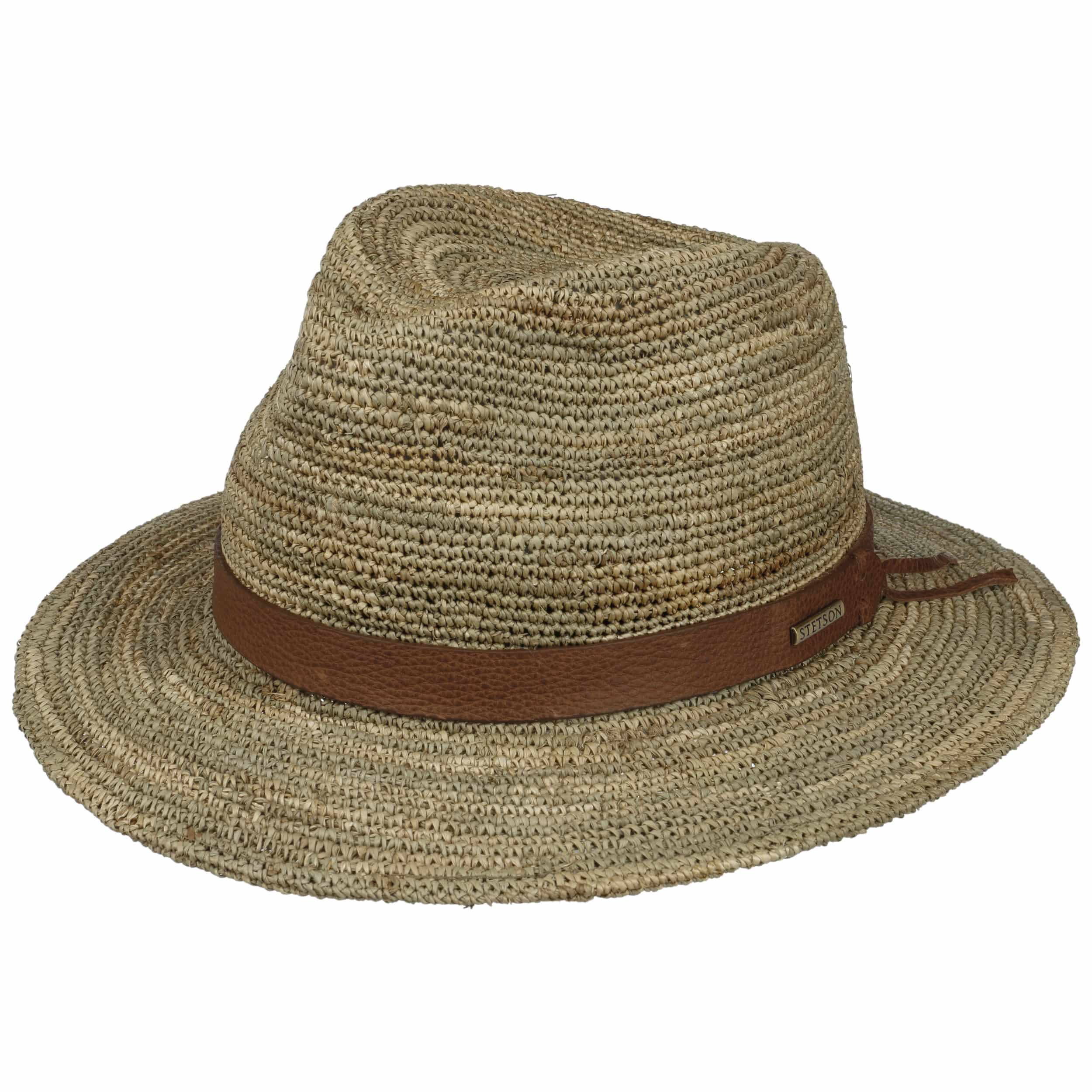 Crochet Seagrass Traveller Hat by Stetson - 129,00