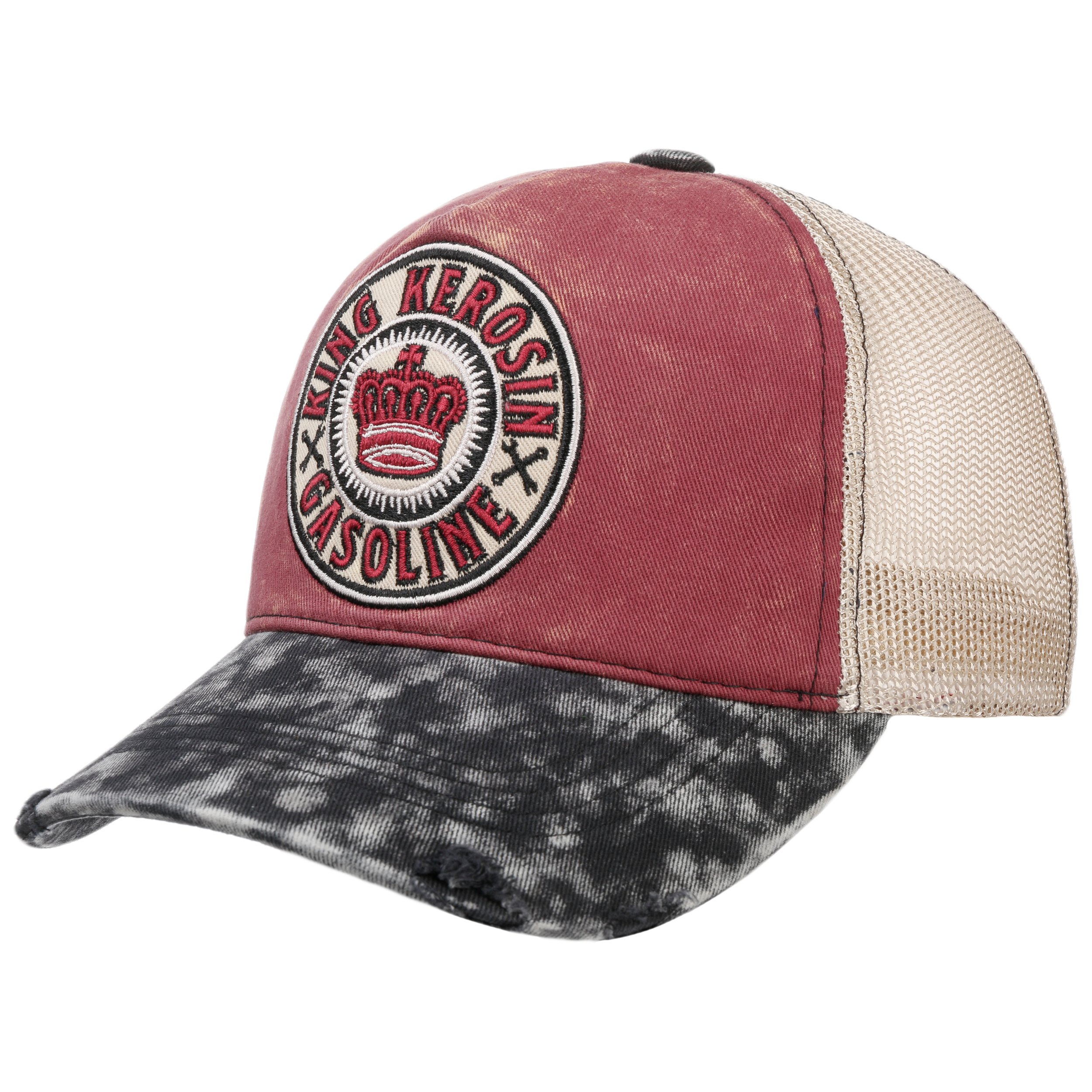 Crown Gasoline Trucker Cap by King Kerosin - 37,95