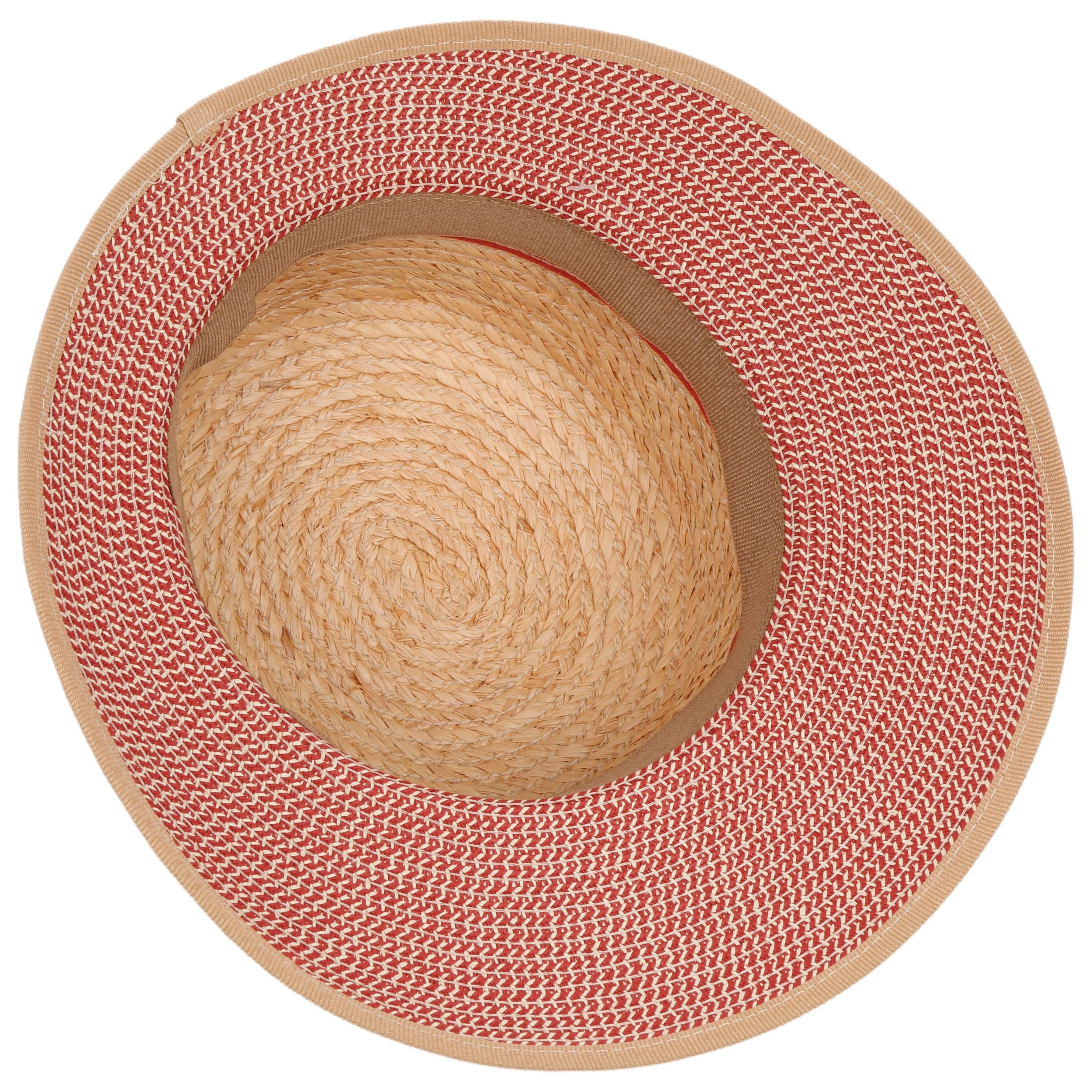 Daljeva Twotone Poke Bonnet Straw Hat 