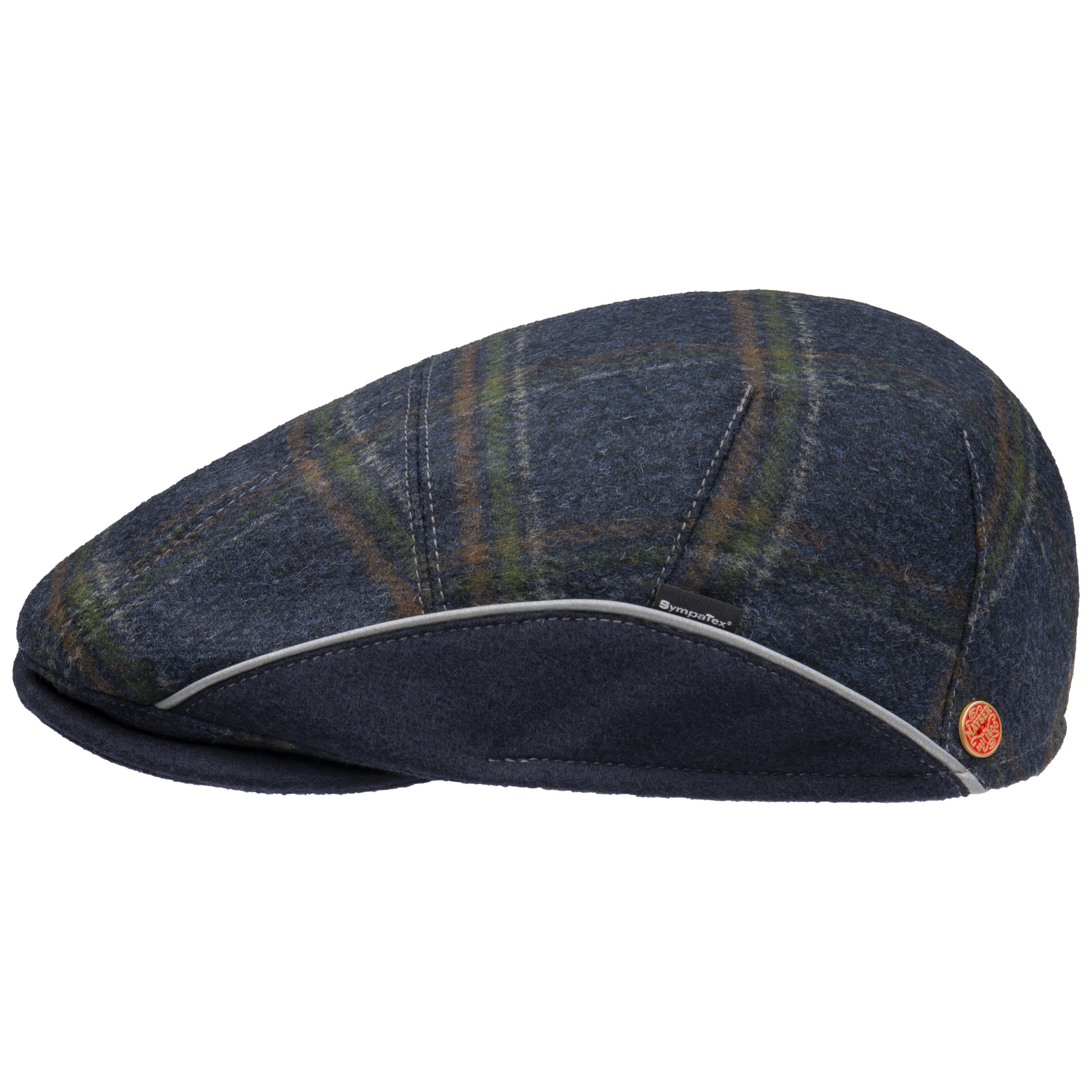 Dan Blue Reflect Sympatex Flat Cap by Mayser - 87,95