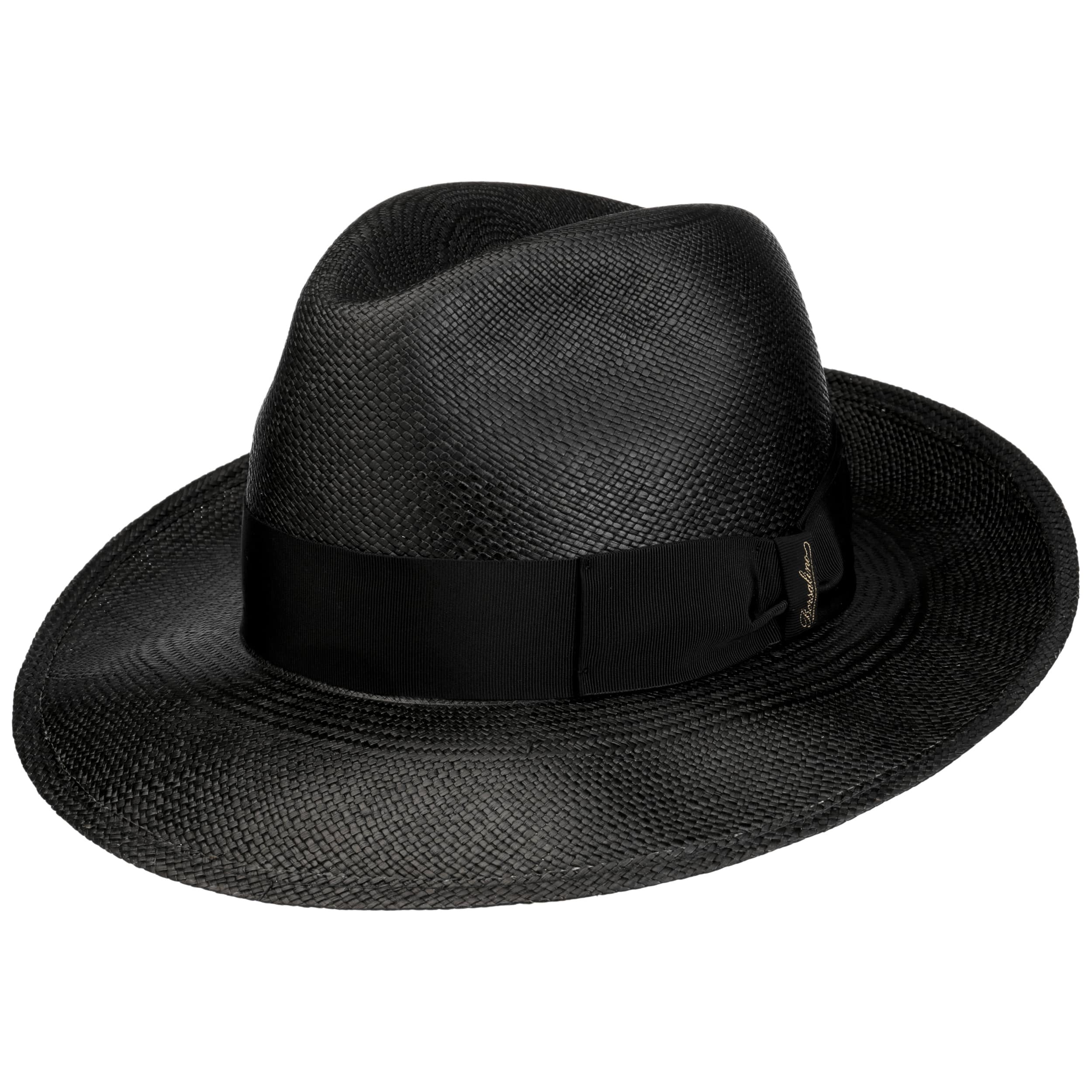 TEN PANAMA HAT 黒 L Darolan Panama Hat by Borsalino --> Shop Hats, Beanies