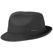 Dawson Black Player Hat Straw Hat by 