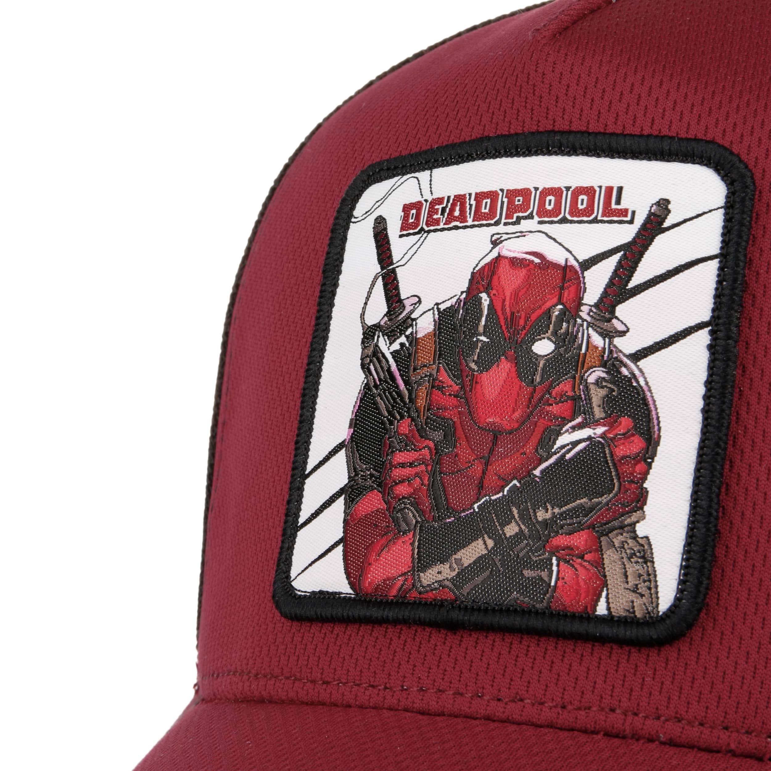 Berretto Marvel Deadpool Beanie – Cappello Invernale Con Pompon, Nero