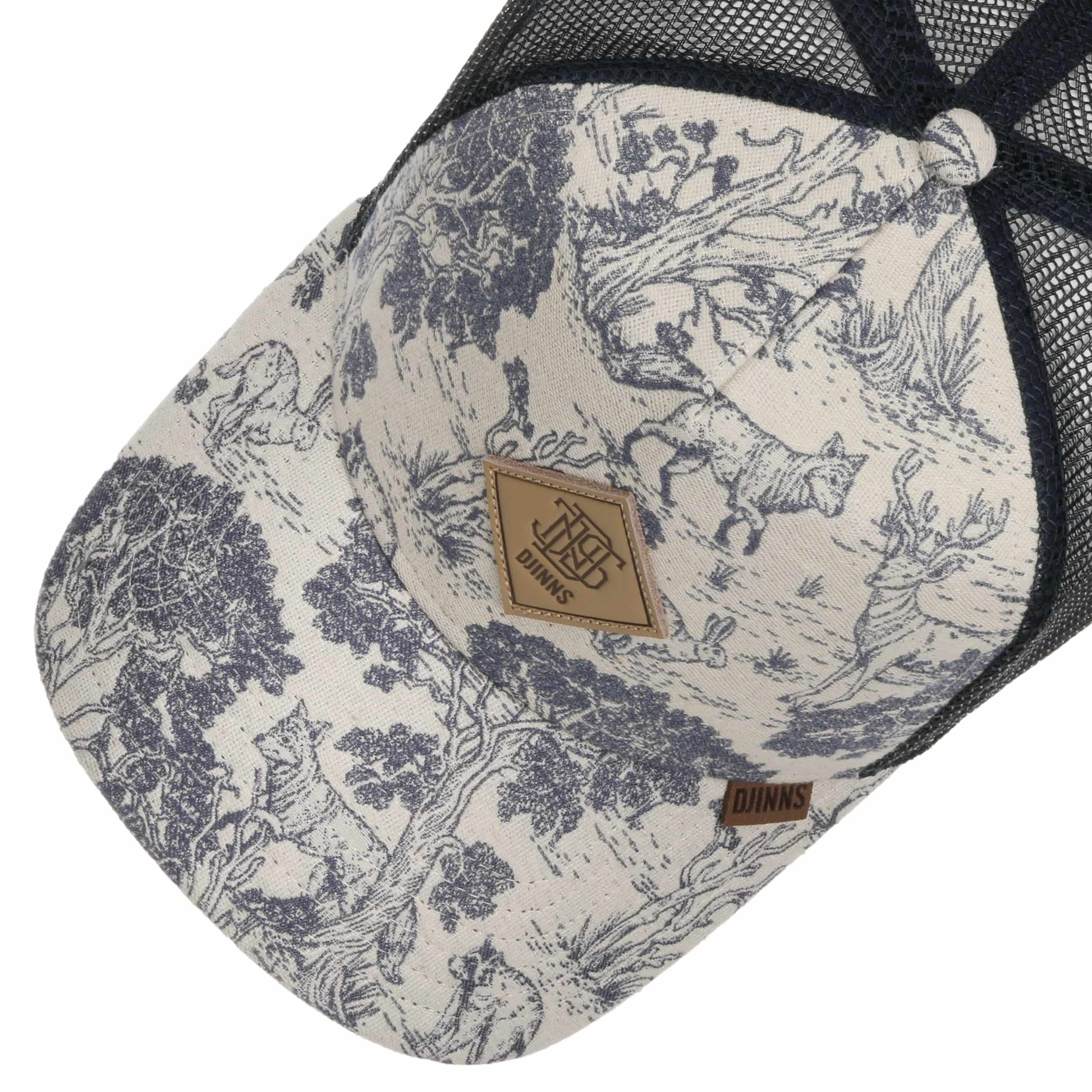 Djinns Koi Watching Trucker Cap - Mesh Kappe Mit Koi Fisch Design