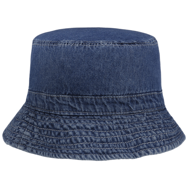 bucket denim hat