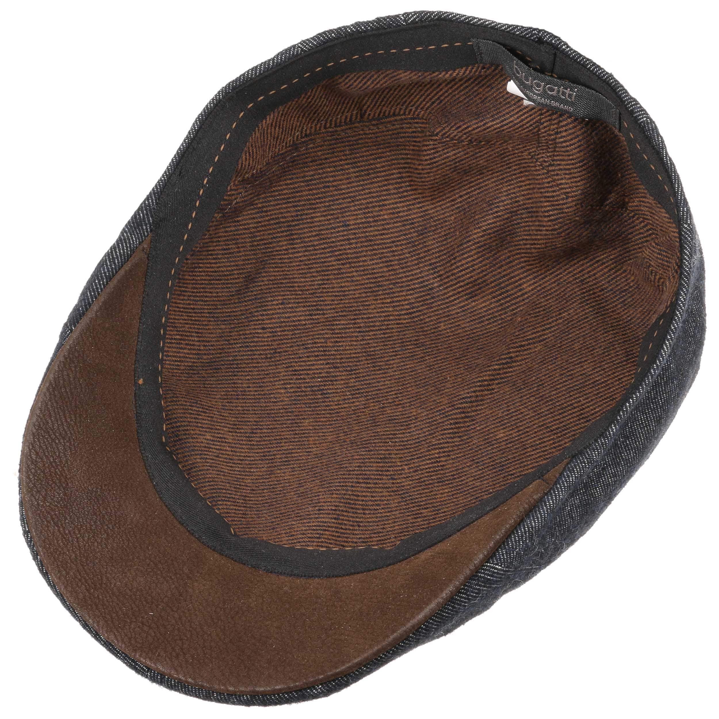 Denim Flat Cap Leather Peak by bugatti 39,95