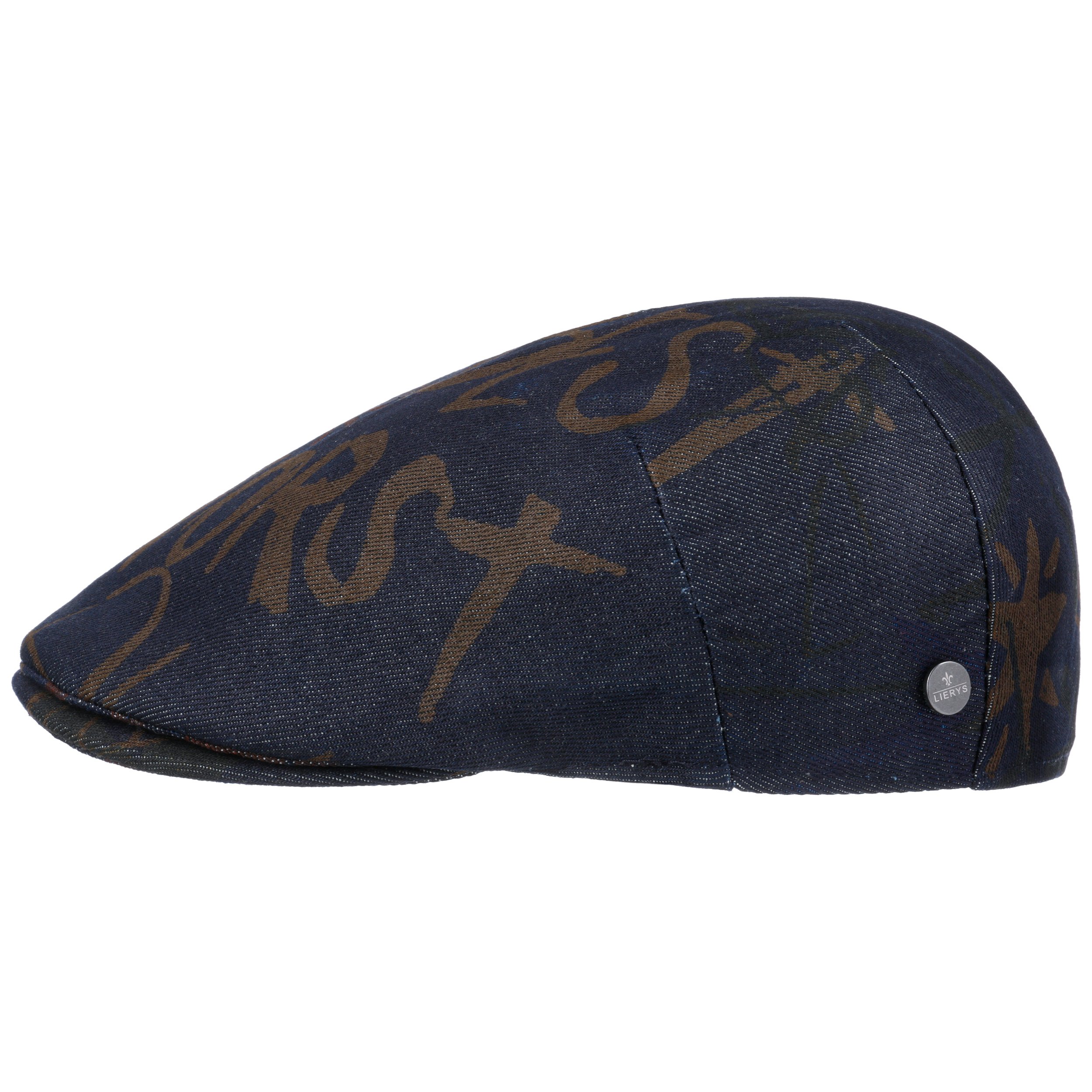 Denim Lettering Flat Cap by Lierys - 62 