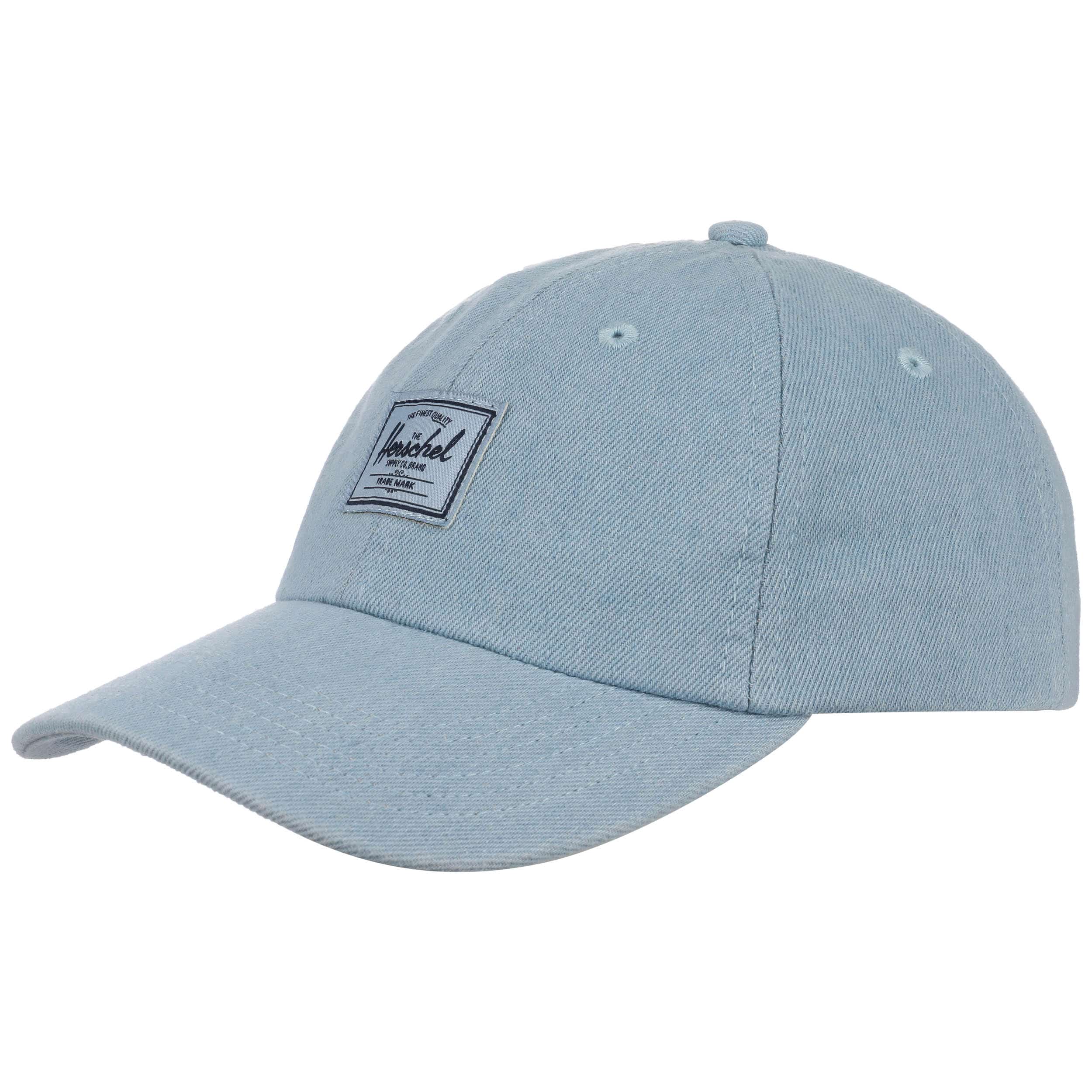 denim strapback hat