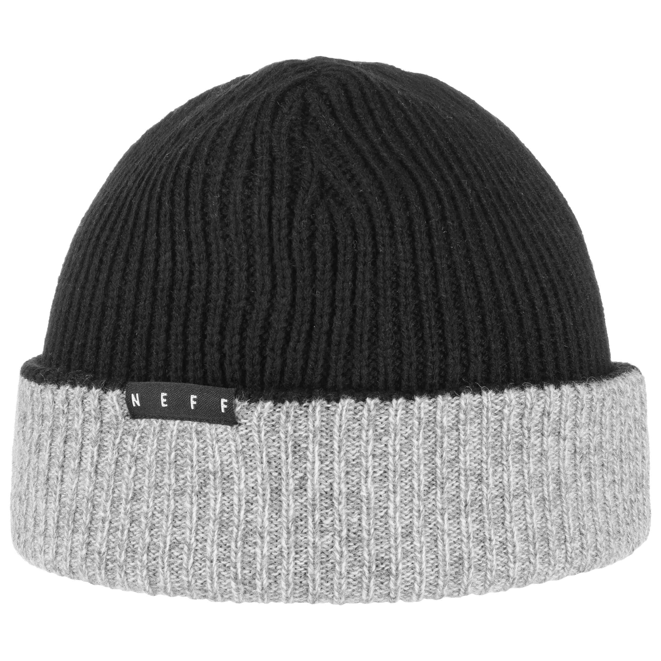 Knit Beanies Neff Beanie Black Double Heater Beanie By Neff