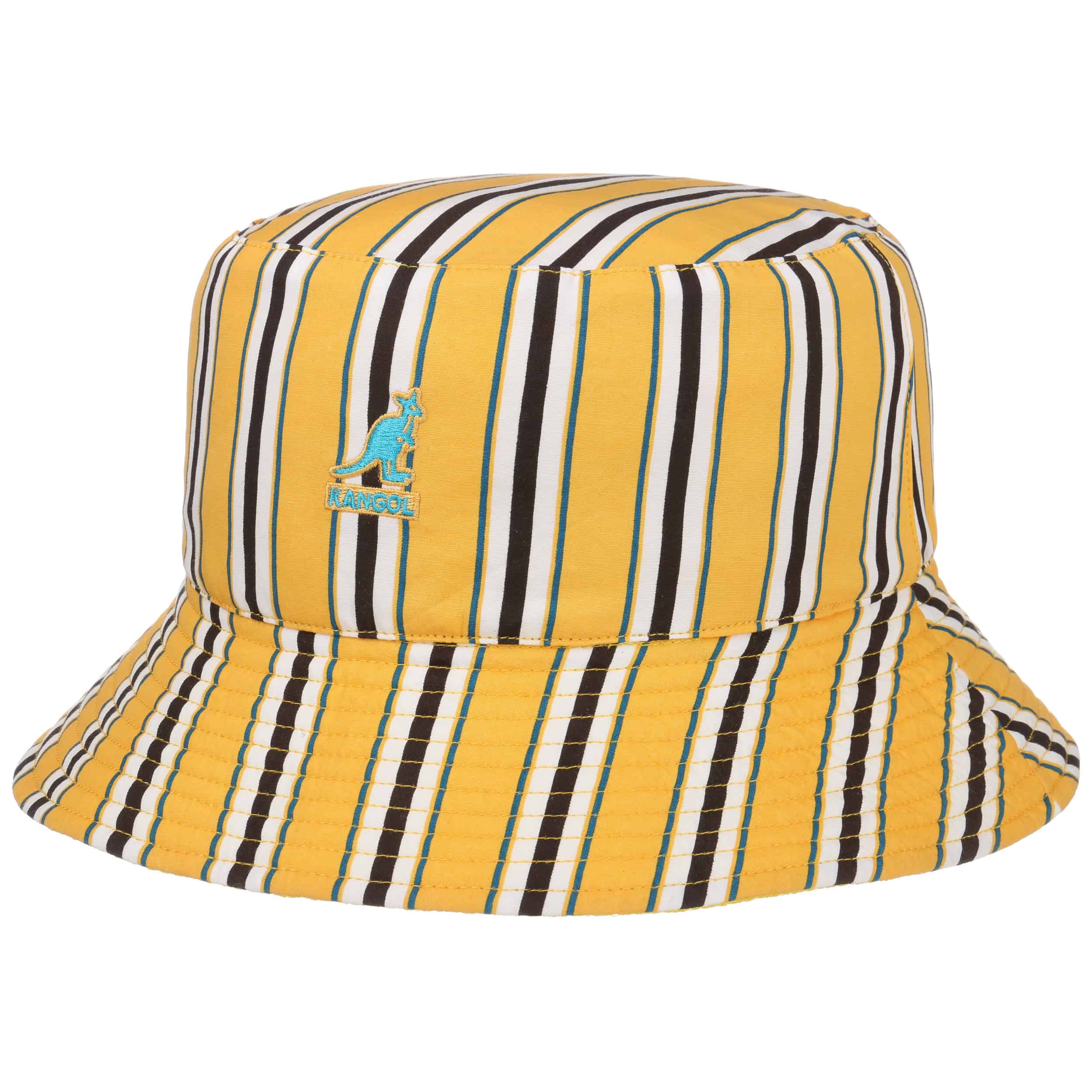 Kangol Double Pattern Reversible Bucket Hat Summer Sun 