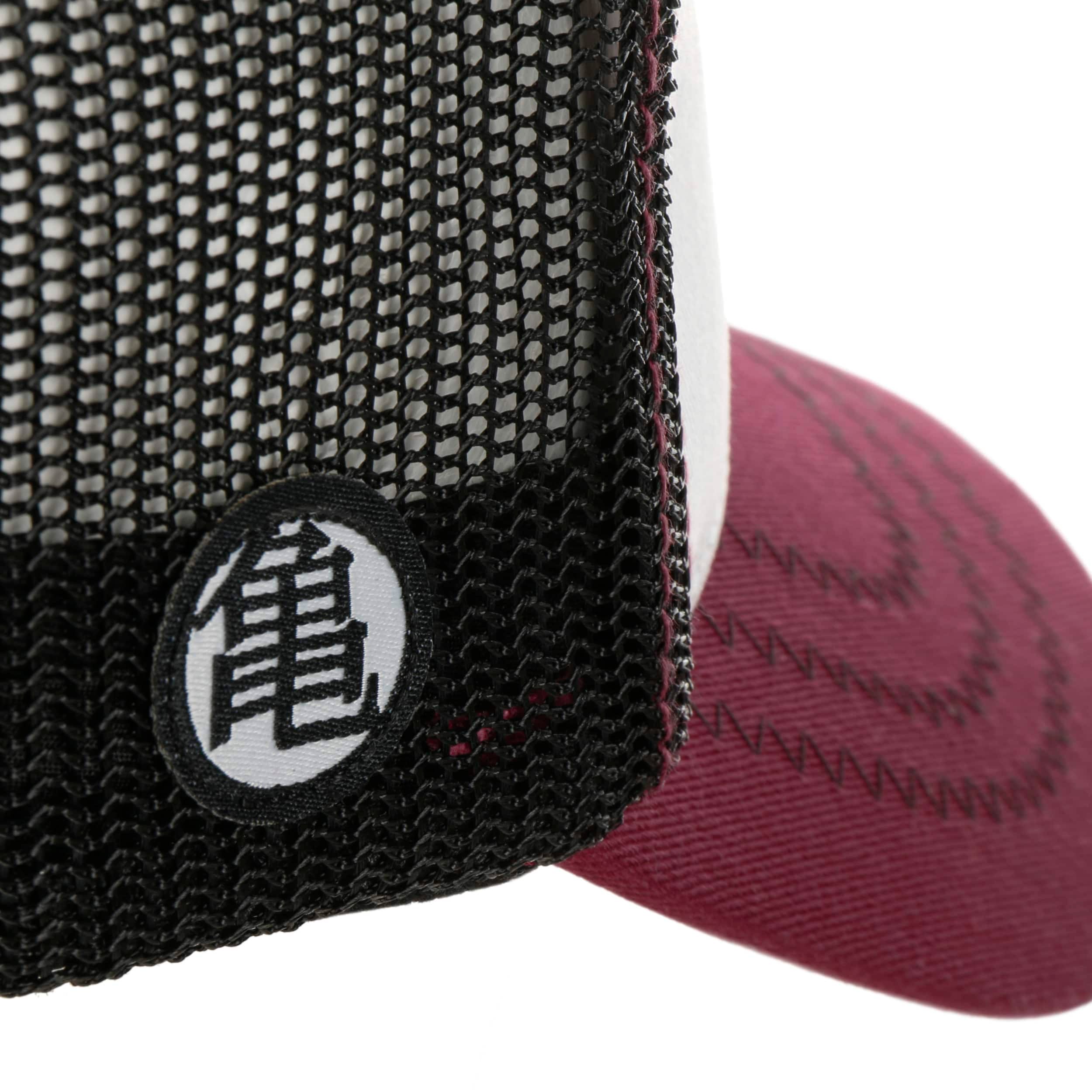 Capslab Dragon Ball Z Trucker Hat | Muten Roshi Character Snapback Cap | Black 50% Cotton 50% Polyester