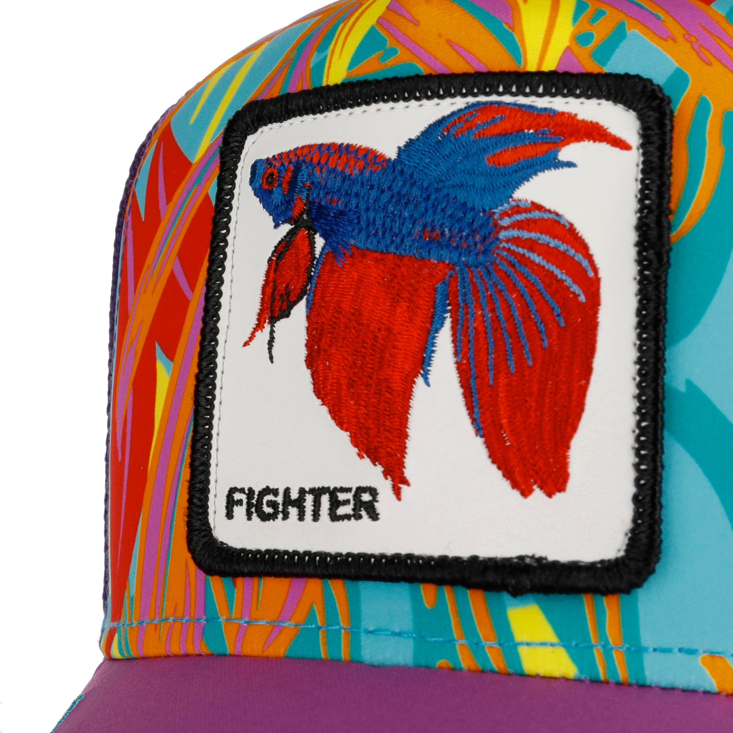 NWT RARE Goorin Bros Even Betta FIGHTER Patch Trucker Hat Goorin Bros. Alpha Betta Trucker Hat - Men main image 4