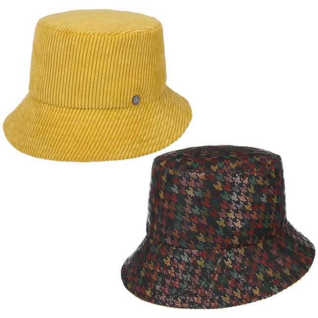 Faletta Corduroy Reversible Rain Hat by Lierys --> Shop Hats, Beanies & Caps  online ▷ Hatshopping