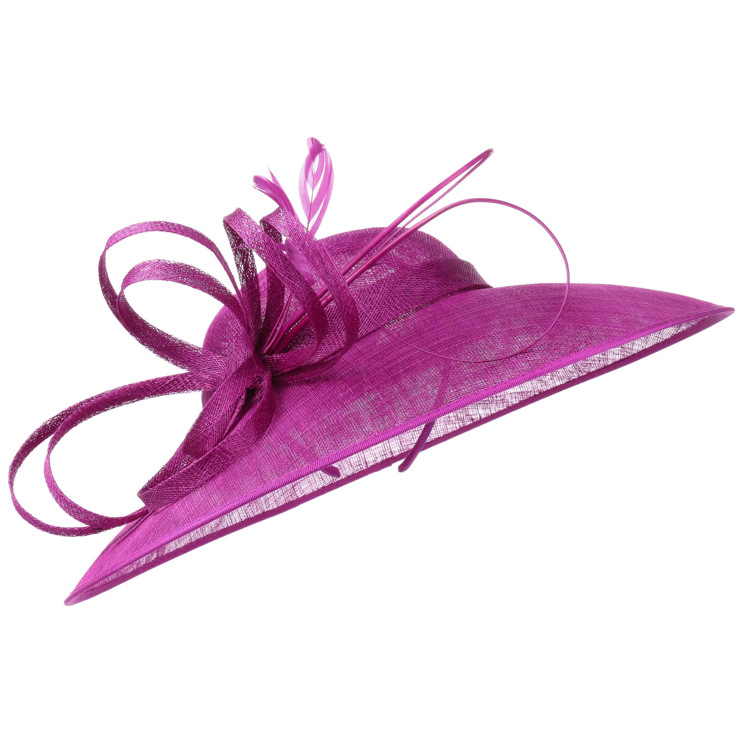 McBURN Amarna Damenhut Mit Federn - Eleganter Glockenhut Für Festliche Anlässe