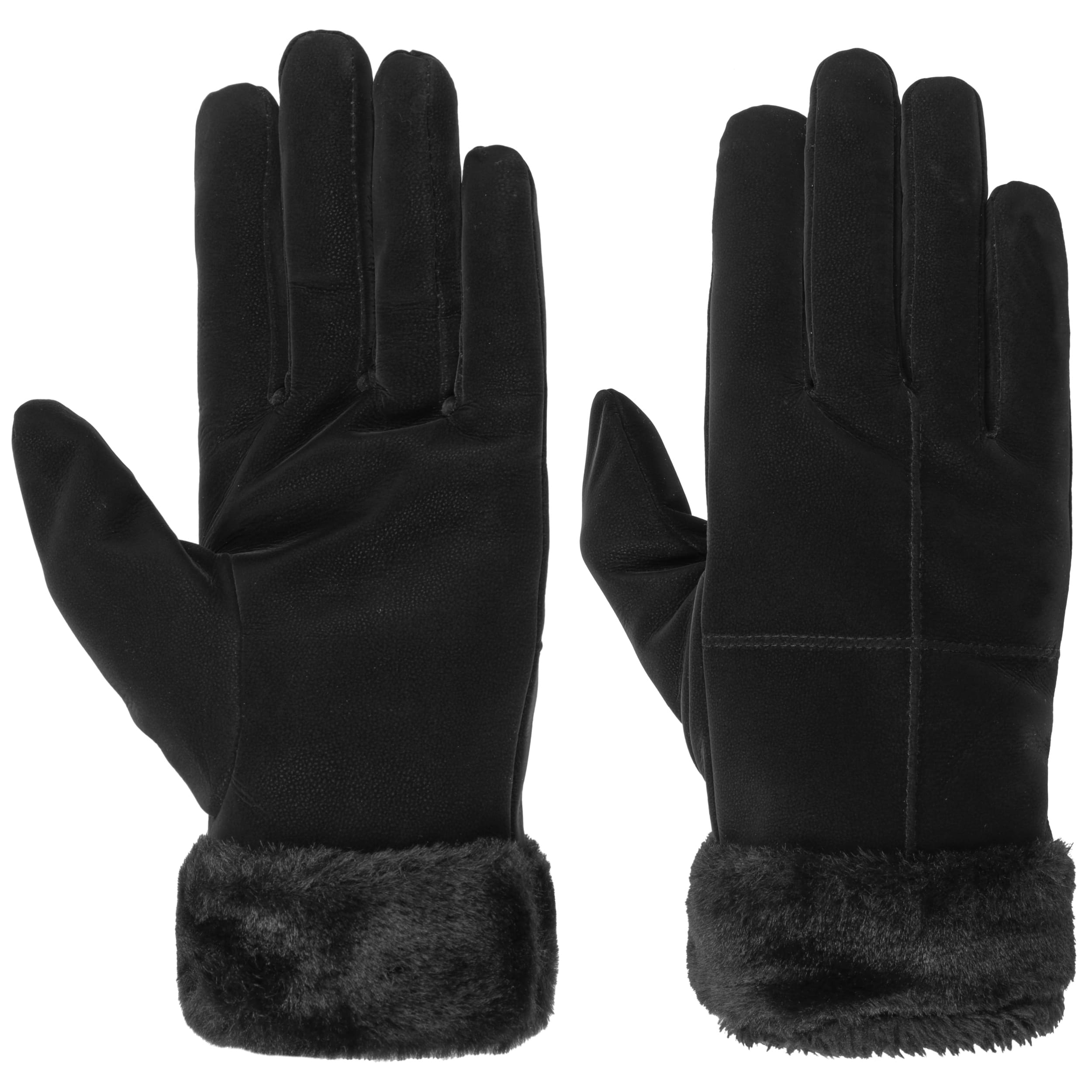 Faux Fur Cuff Gloves - 32,95