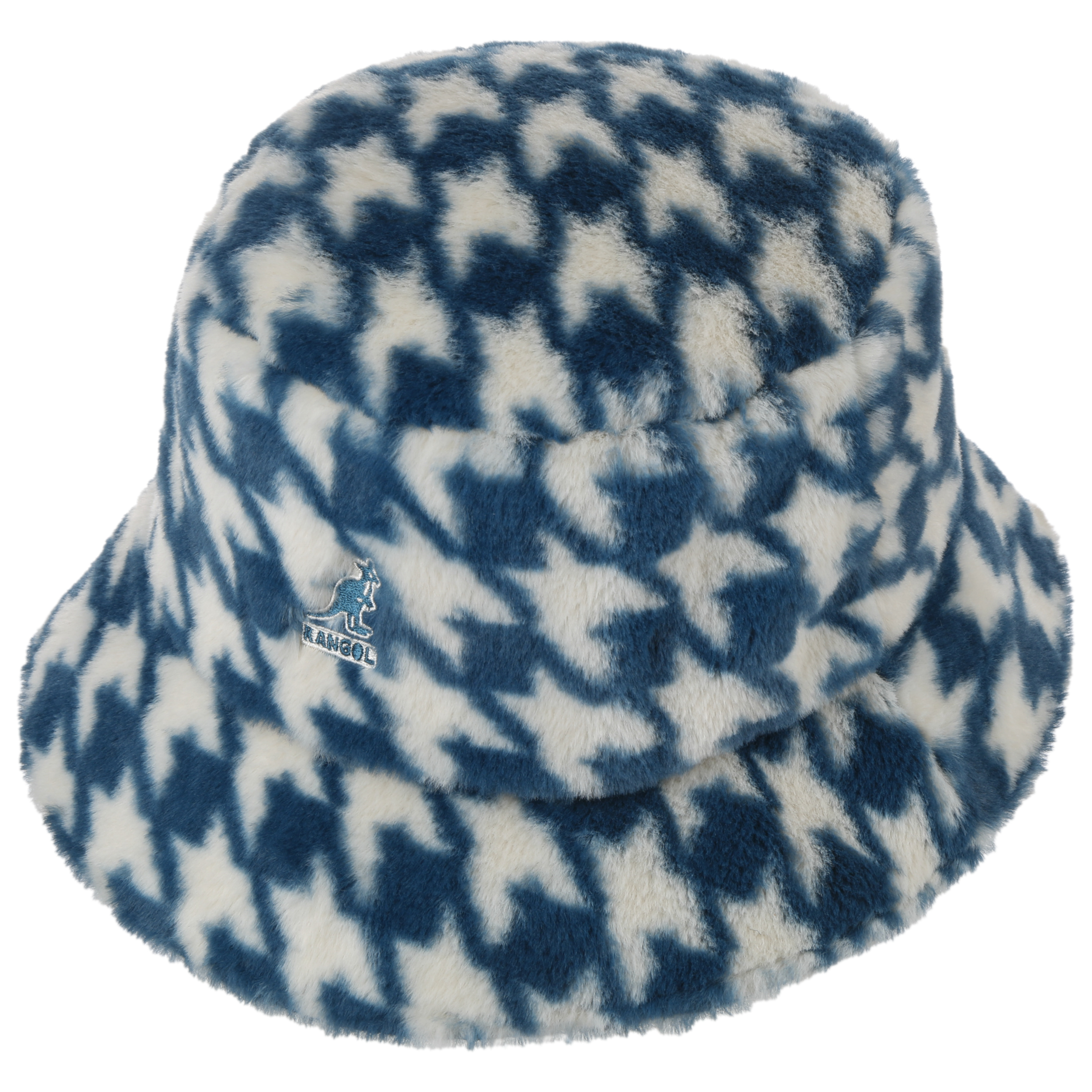 Faux Fur Houndstooth Bucket Hat by Kangol - 80,95 €