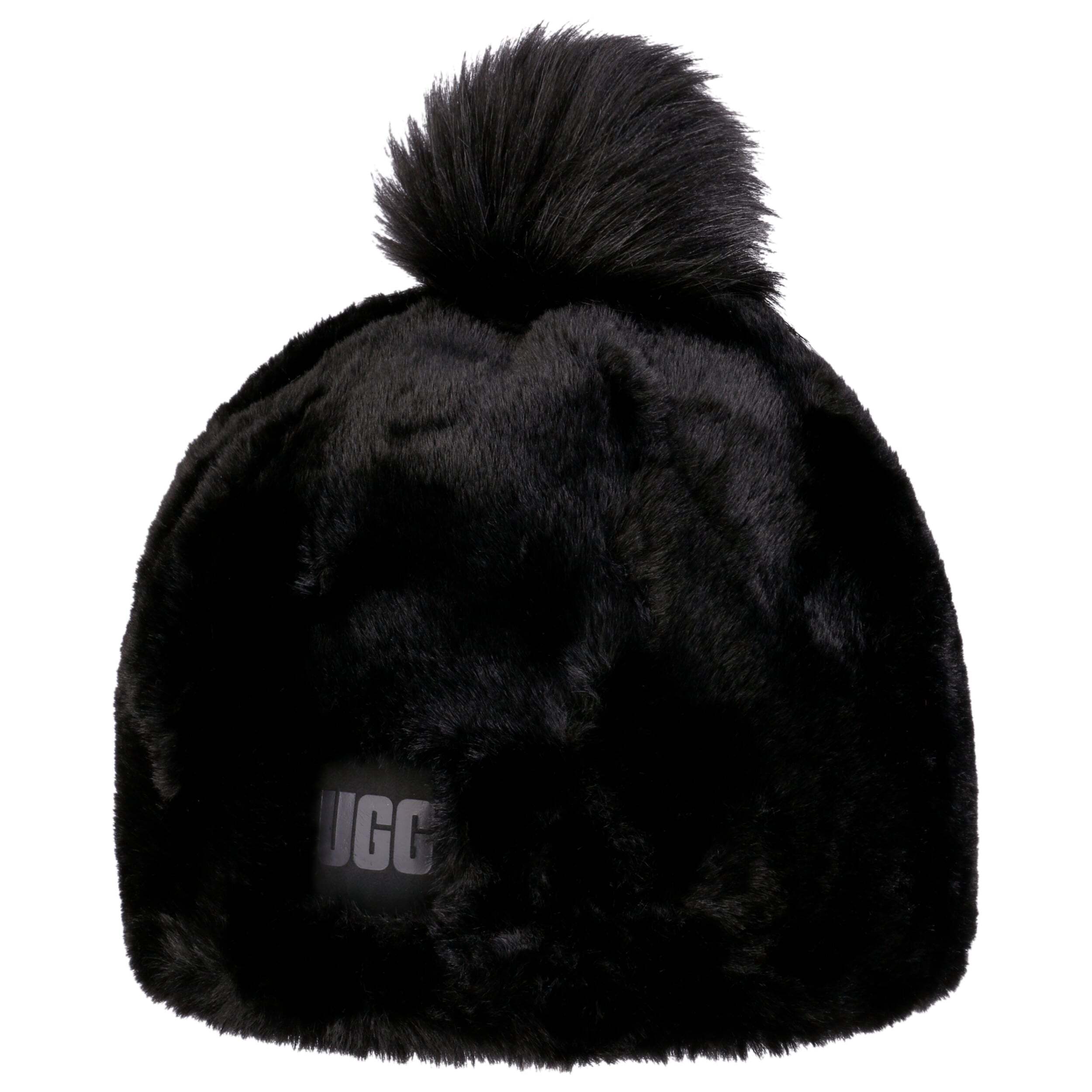 Ugg beanie with fur clearance pom