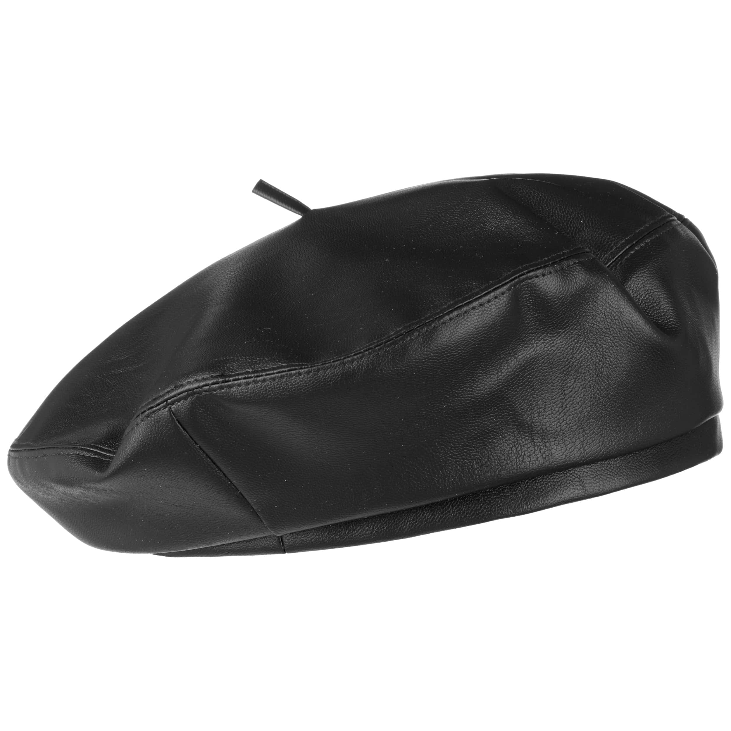 pu leather beret