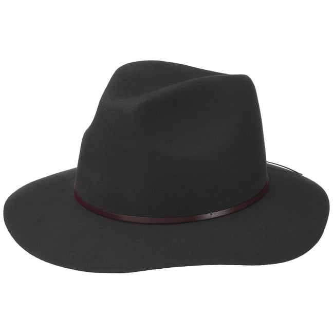 leather fedora hat