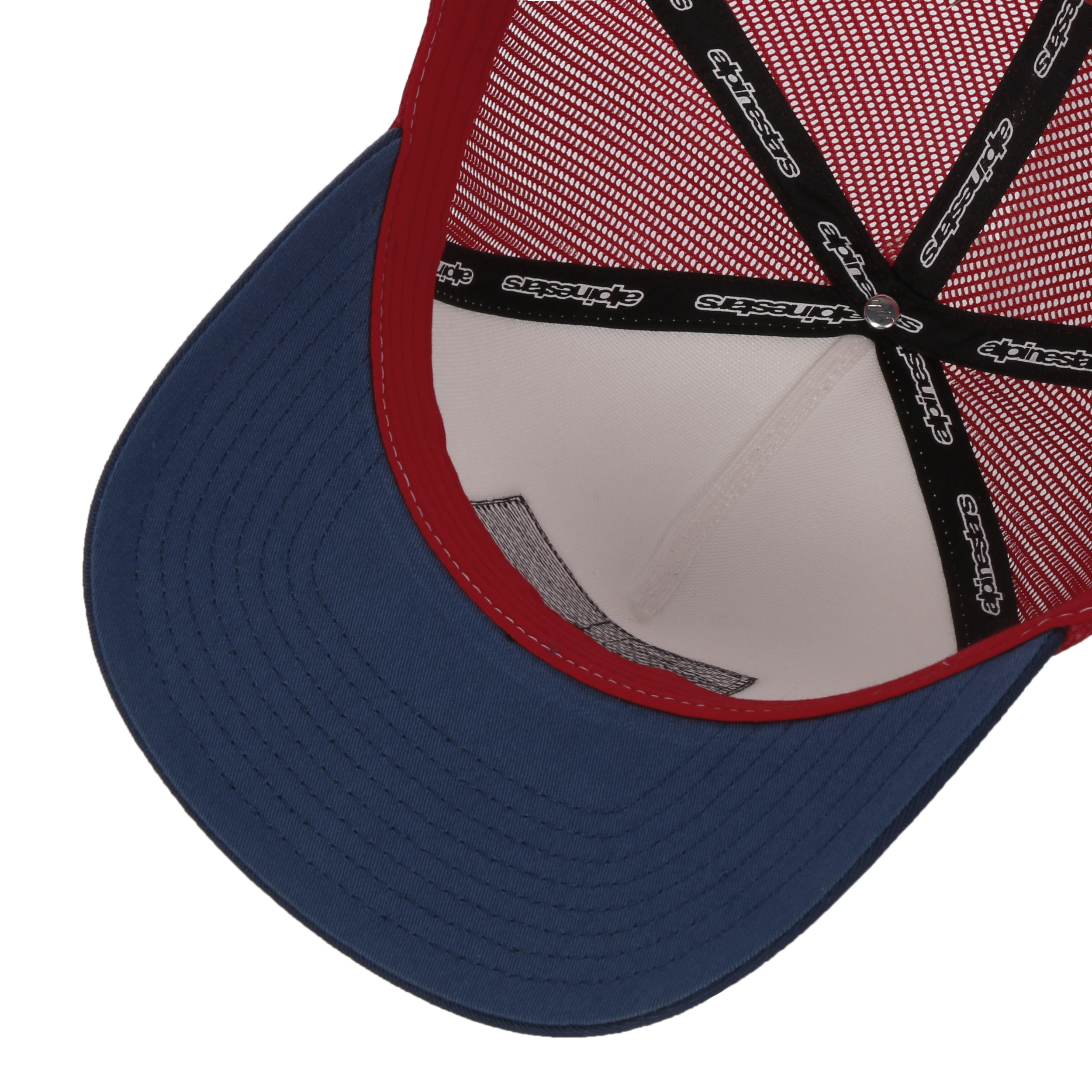 Alpinestars Flag Snapback Hat White/Navy/Red