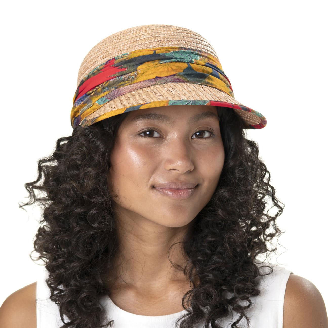 Flower Band Straw Cap by Seeberger 49,95