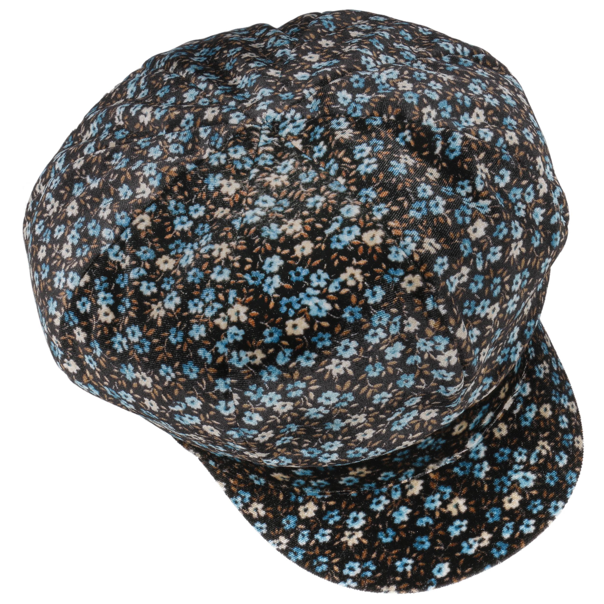 newsboy hat with flower