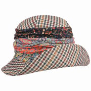 Flowers & Checks Women´s Hat by GREVI --> Shop Hats, Beanies  display picture 1