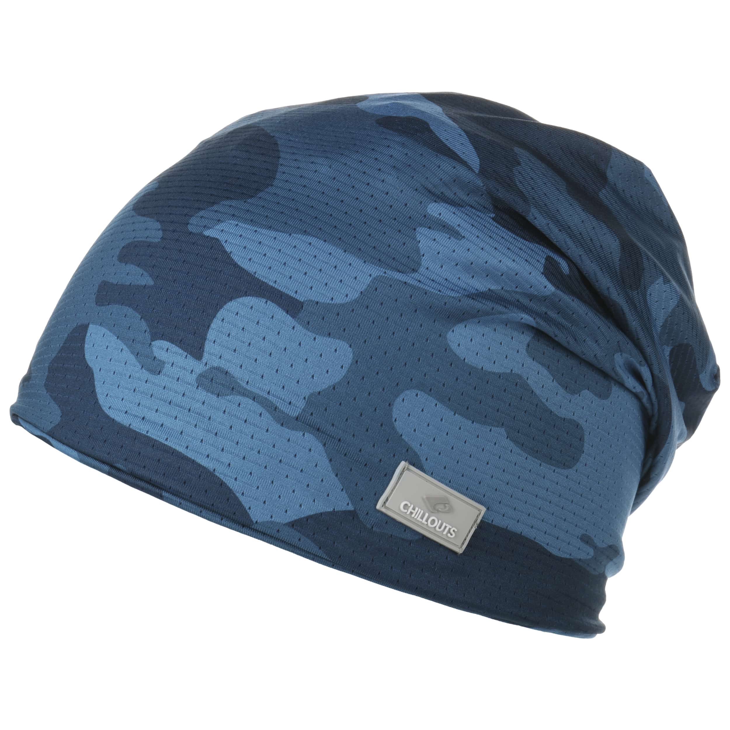 blue camo beanie