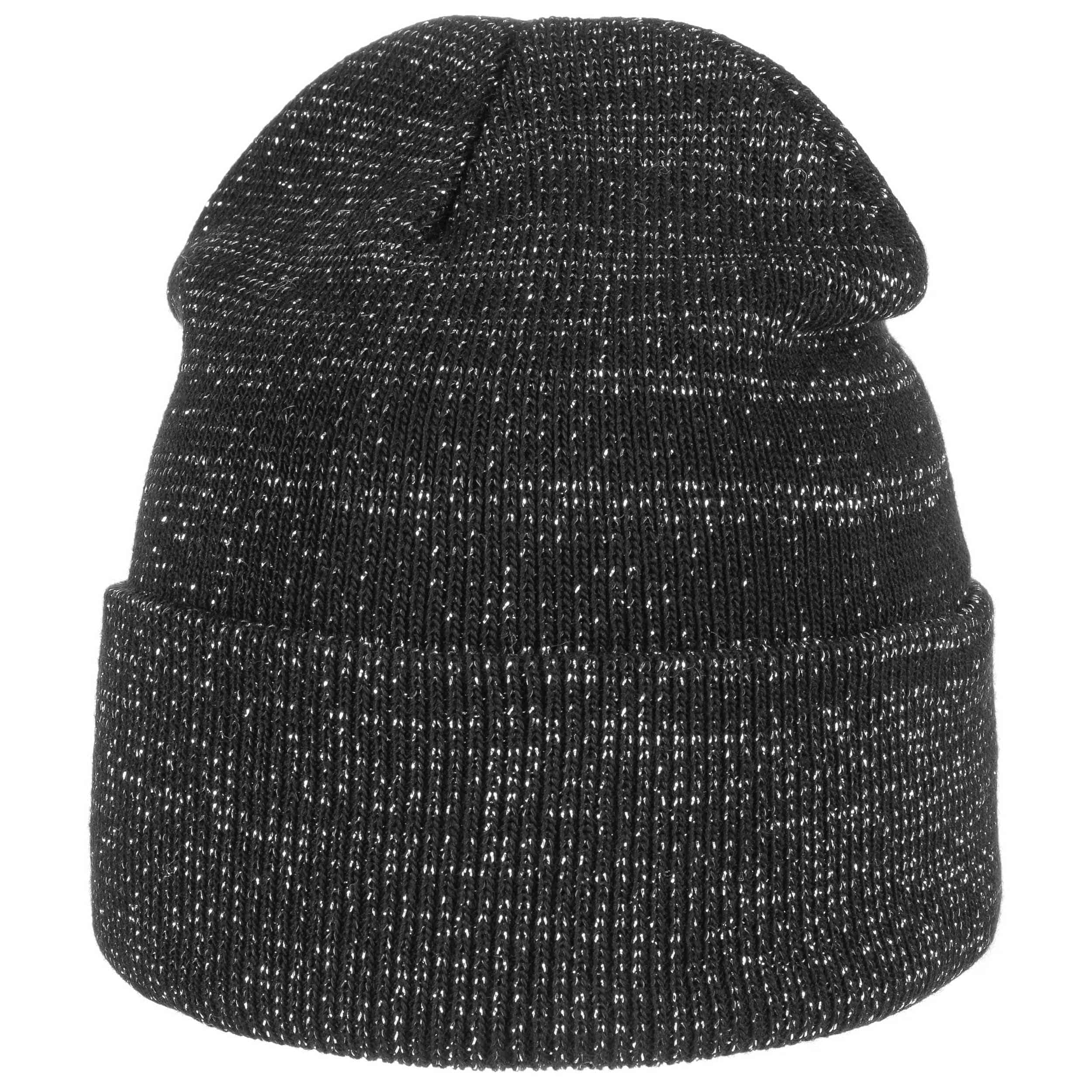 black glitter beanie