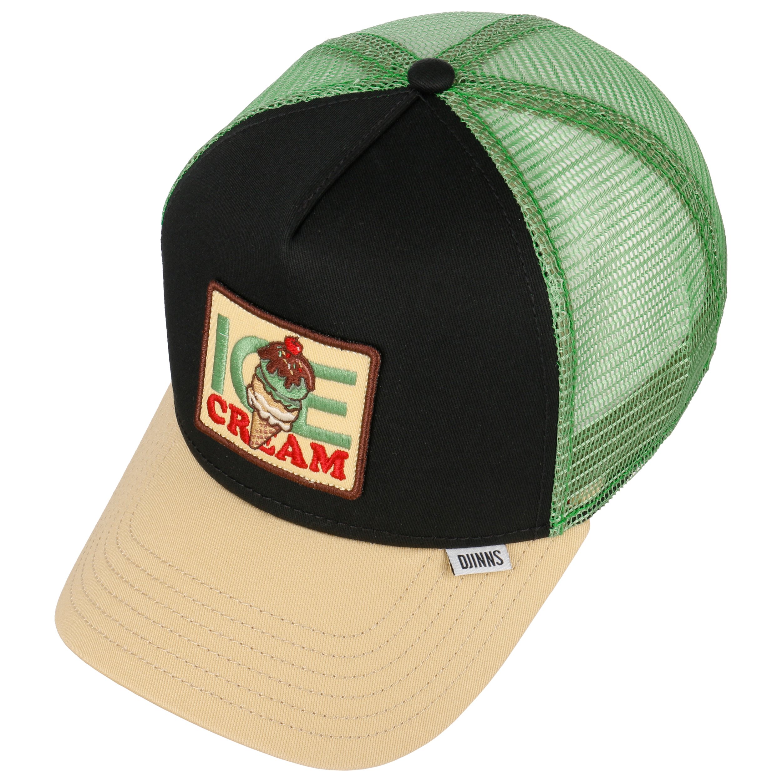 Djinns HFT Food Cap Mesh Trucker Kappe High Fitted Beer Pina Waffel T-Bone Royal