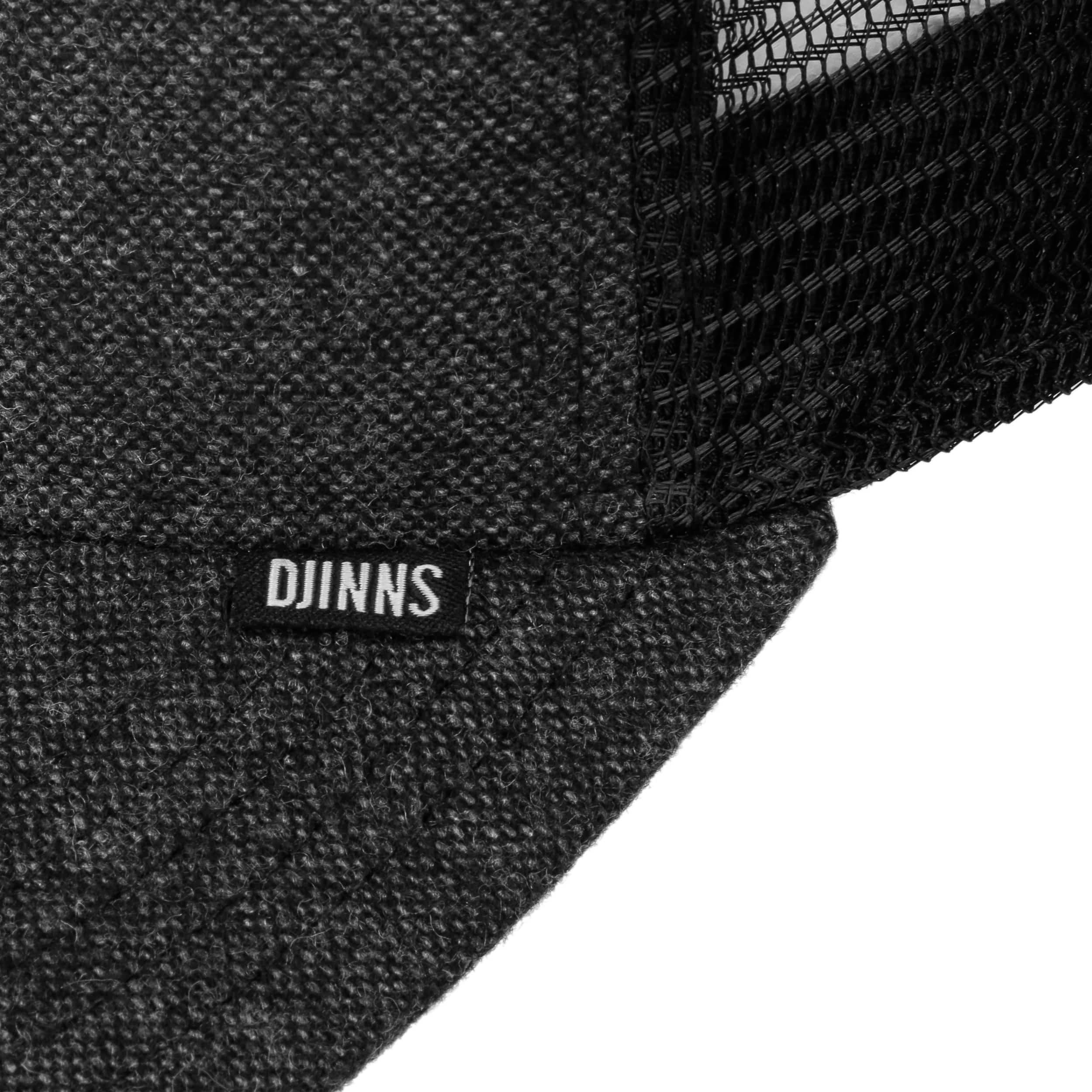 Casquette Djinns HFT Check Tweed – Basecap Curve, Mesh, Unisexe, Snapback