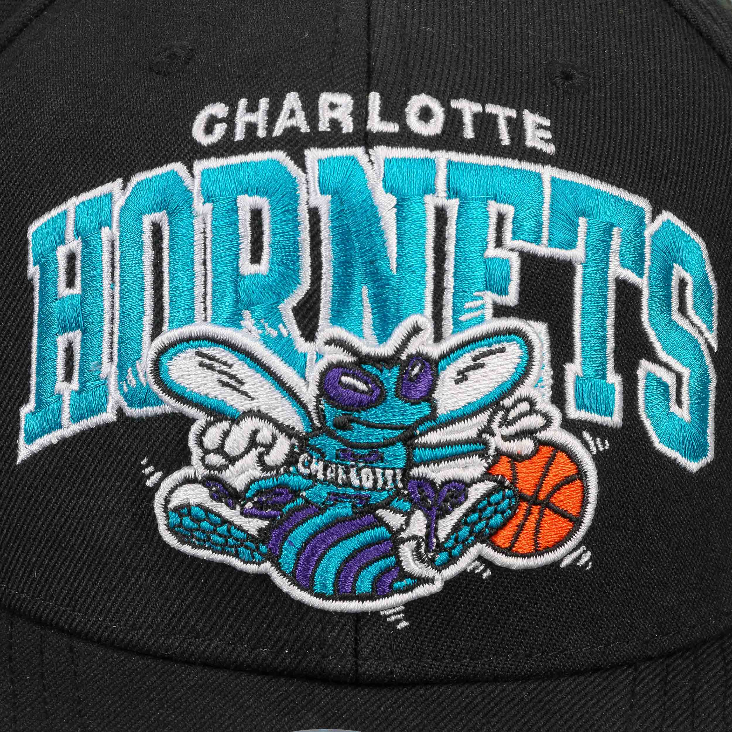 NBA HORNETS キャップ Men's New Era Teal Charlotte Hornets Team Classic 39THIRTY Flex Hat
