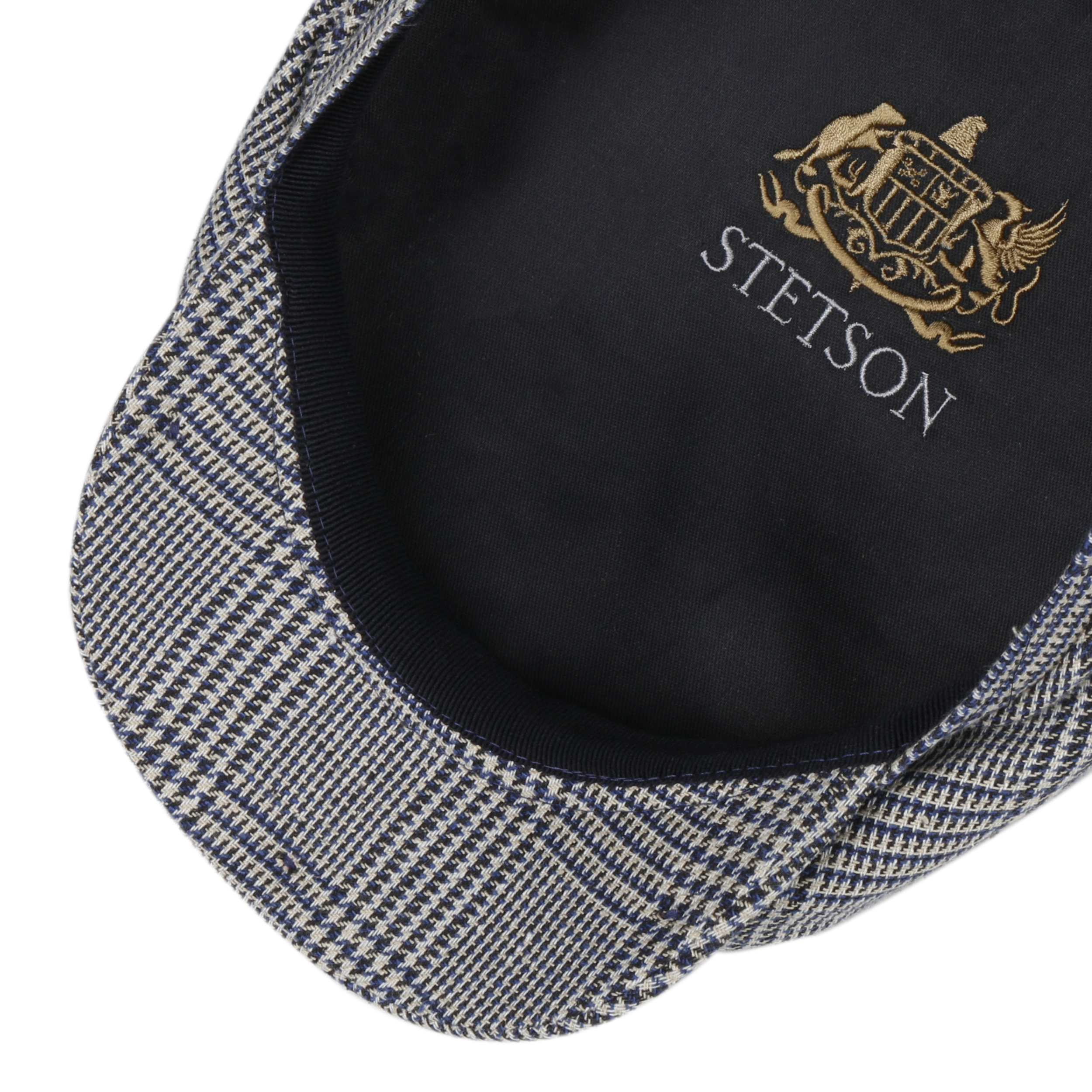 Hardwick Houndstooth Flat Cap by Stetson 129,00