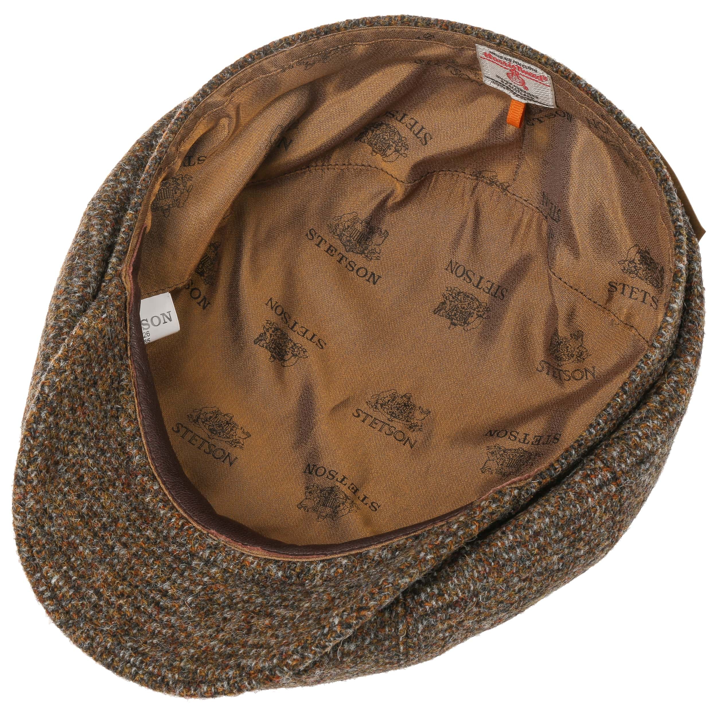 Hatteras Alfie Harris Tweed Flat Cap by Stetson - 129,00