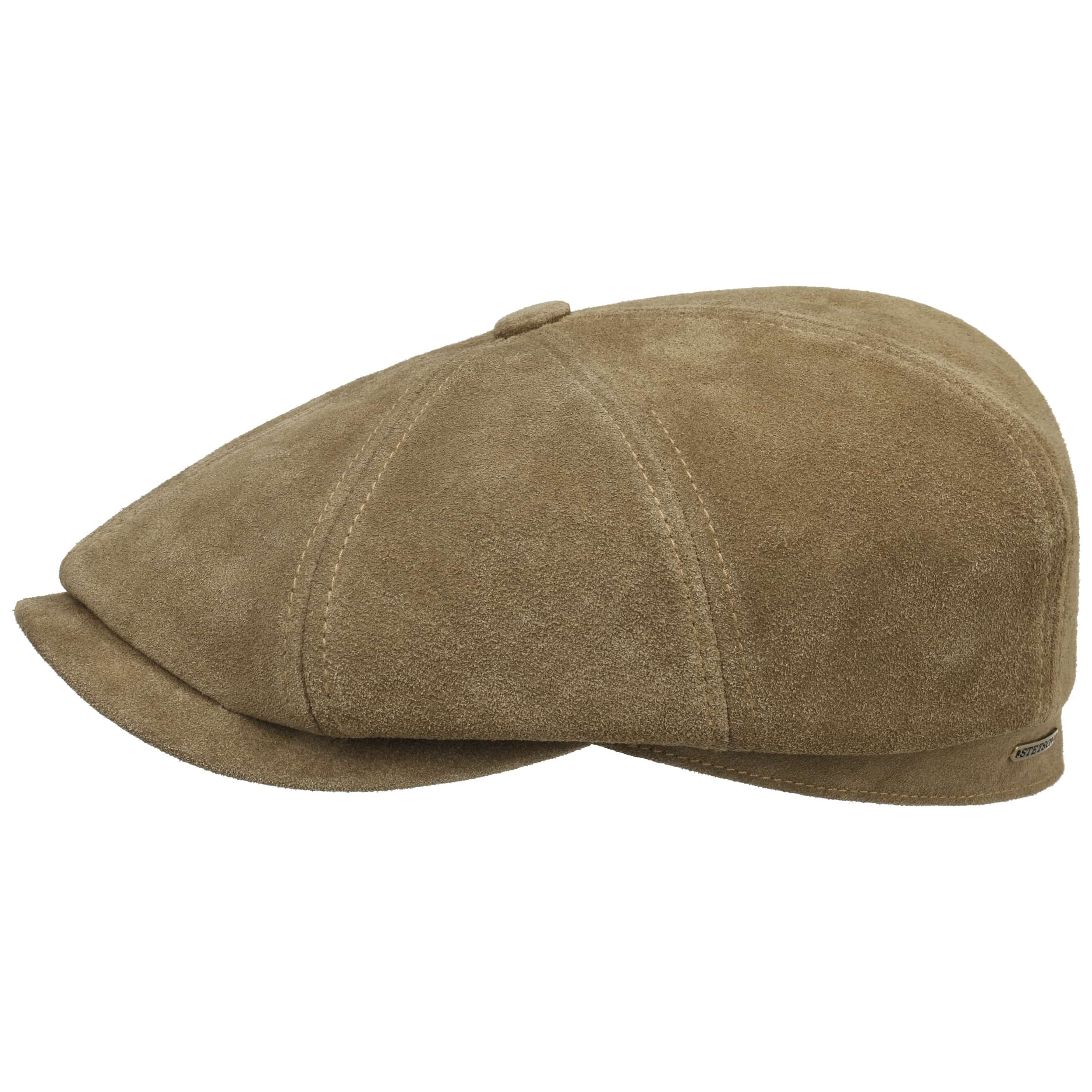 Hatteras Calf Leather Flat Cap by Stetson - 79,00