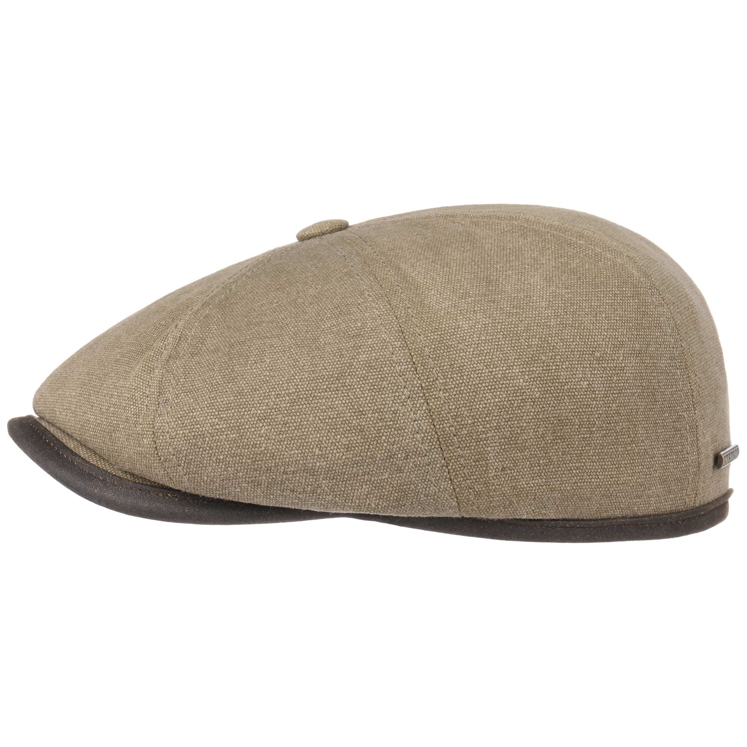 Hatteras Canvas Piping Flat Cap By Stetson 6900