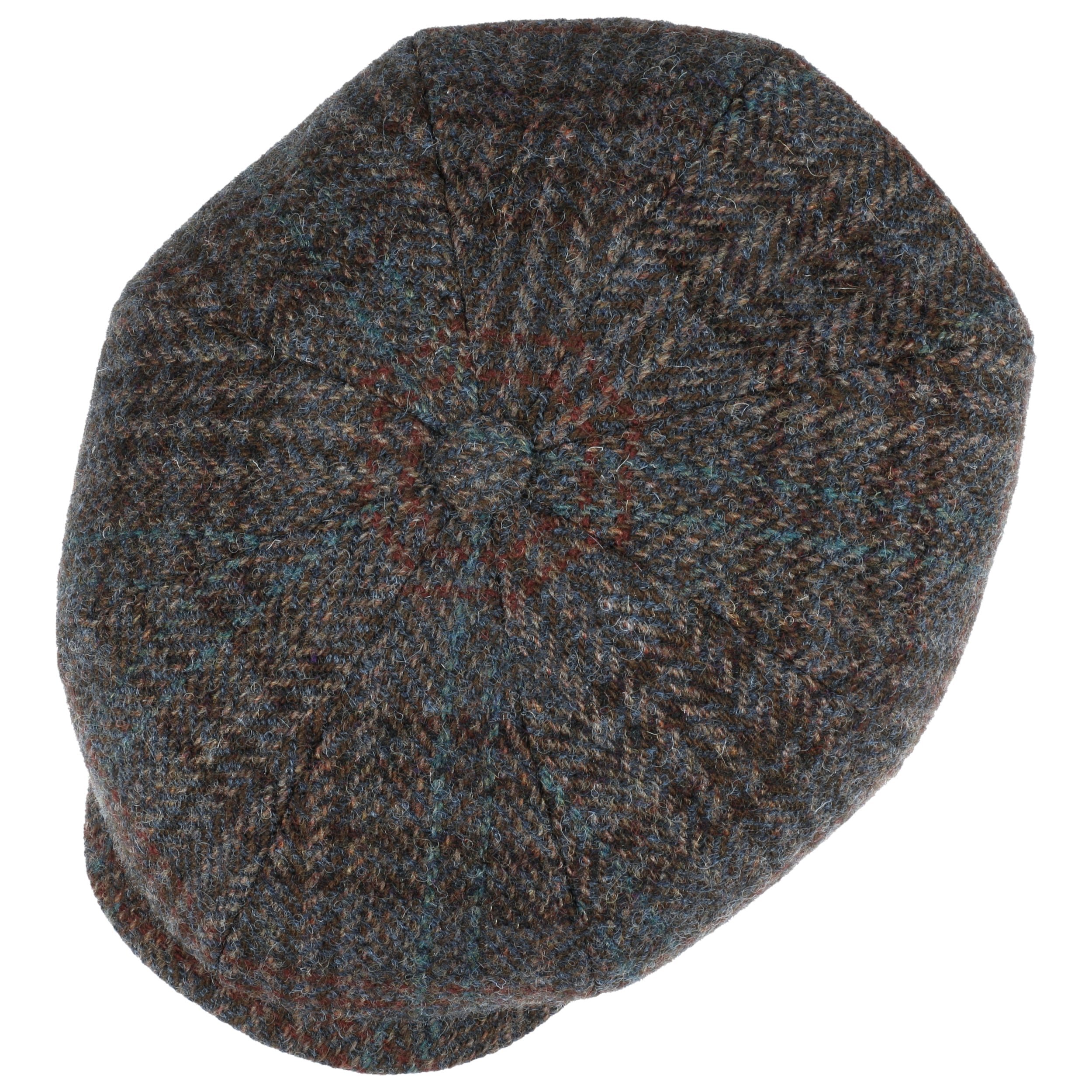 Hatteras Harris Tweed III Flat Cap by 