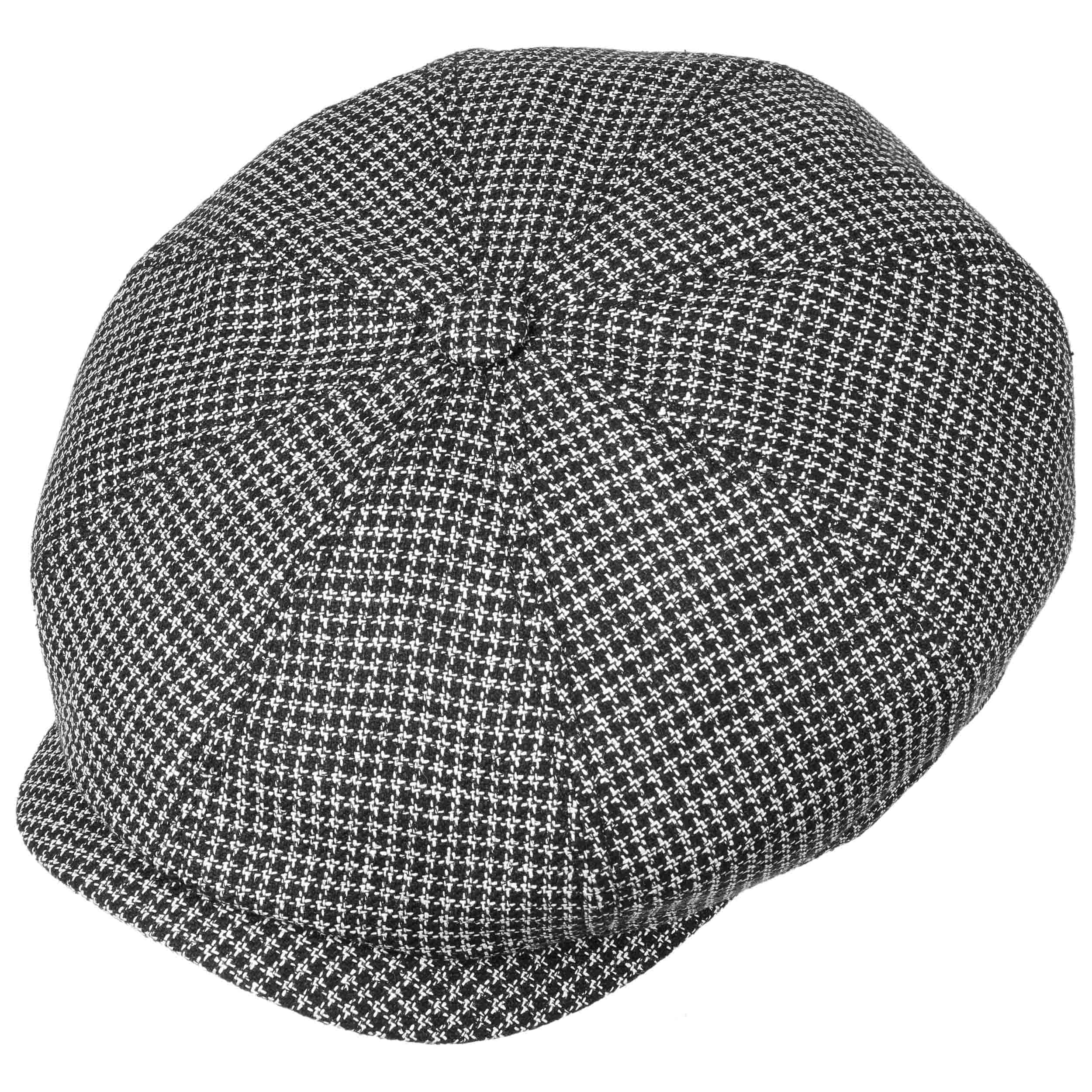 Hatteras Houndstooth Flat Cap by Stetson - 99,00