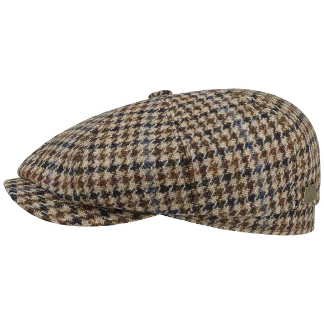 wool tweed flat cap