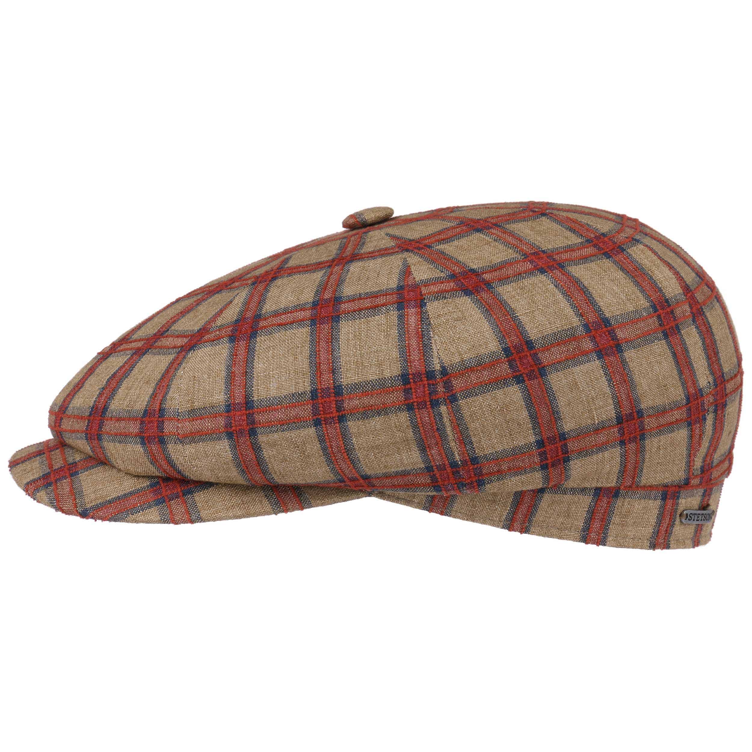 Hatteras Large Checks Flat Cap by Stetson - 79,00